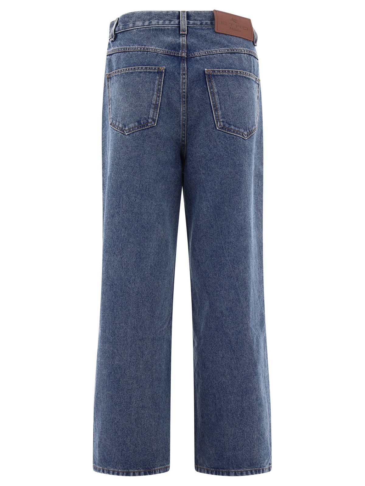 Shop Etro Stretch Baggy-fit Jeans