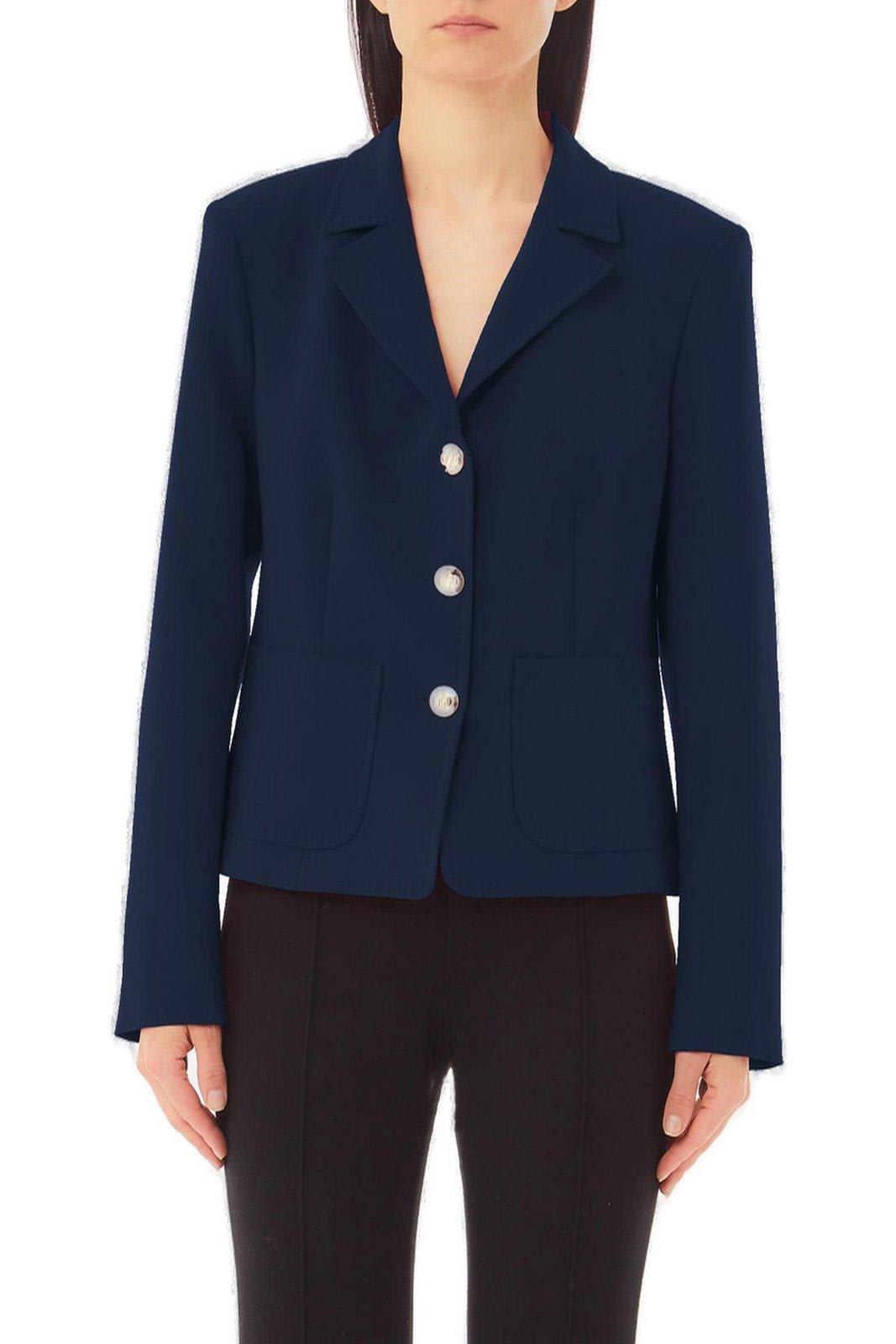 LIU •JO SINGLE-BREASTED CROPPED BLAZER LIU-JO