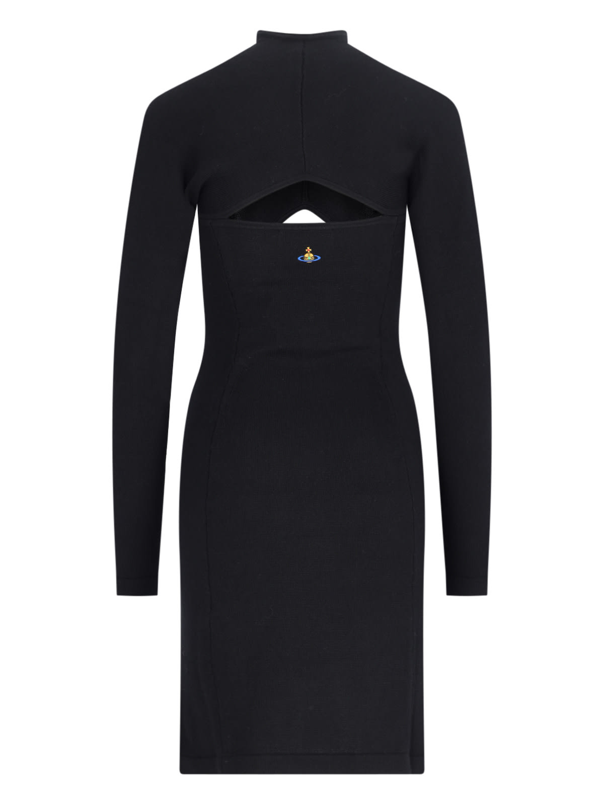 Shop Vivienne Westwood Pamela Cut Out Mini Dress In Black