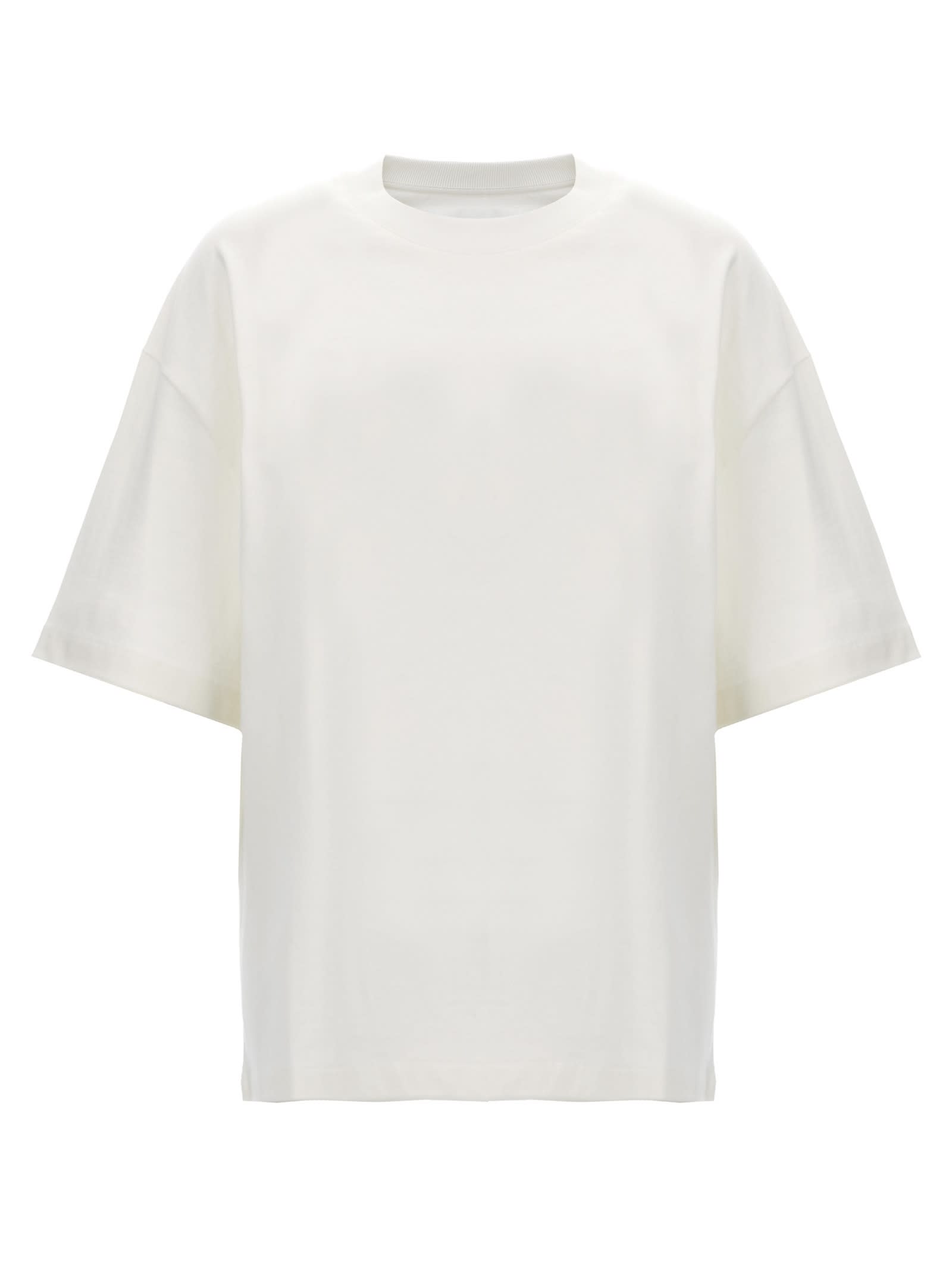 Shop Jil Sander Logo Print T-shirt In White