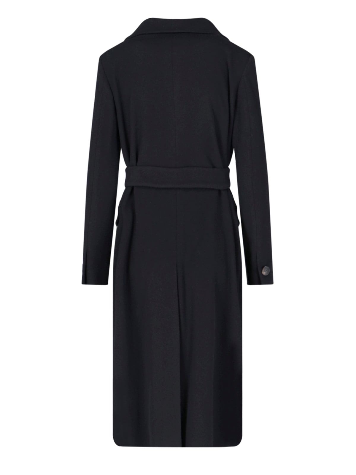 Tagliatore 'jole' Double-breasted Coat In Black