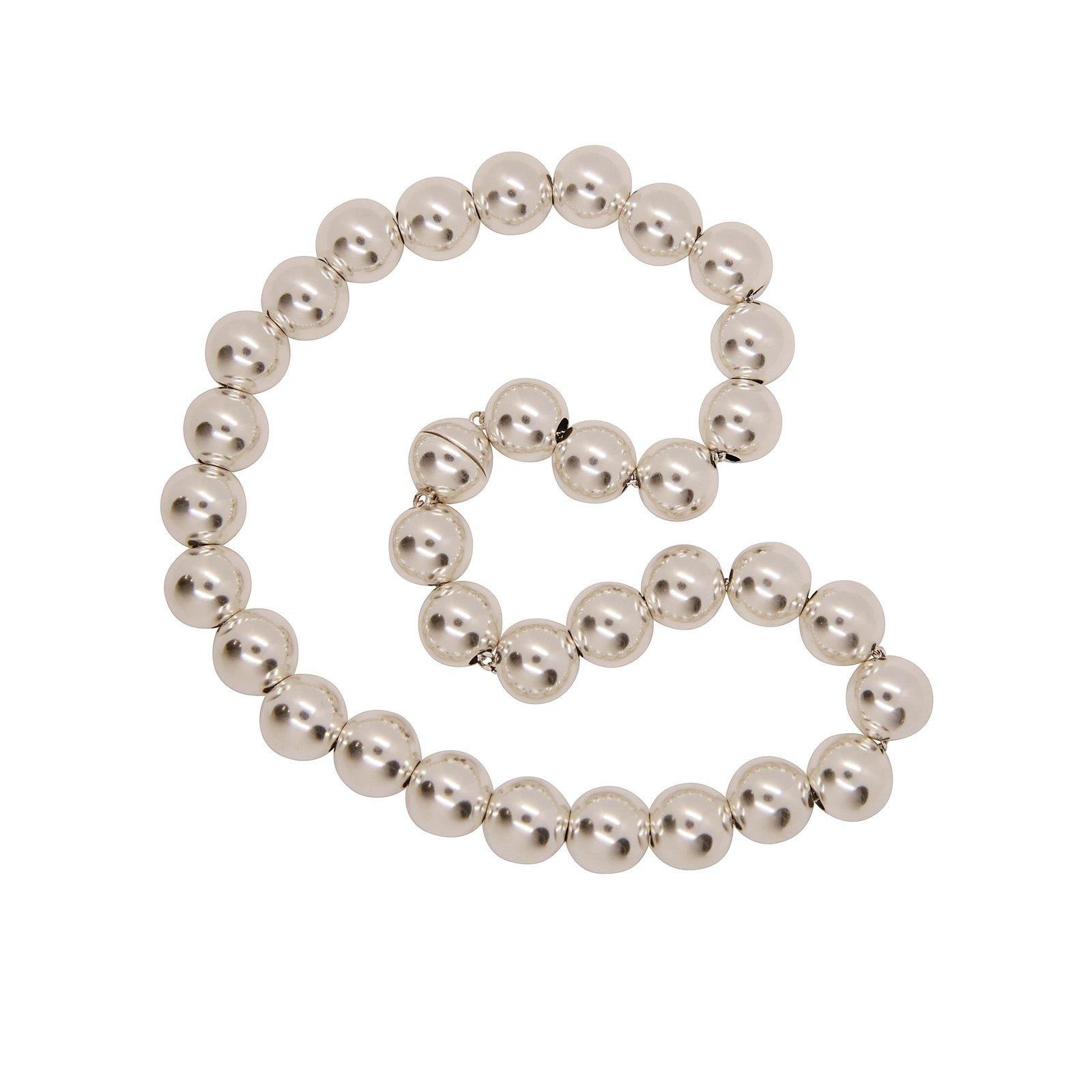 Jil Sander Spherical Embellished Necklace In 041