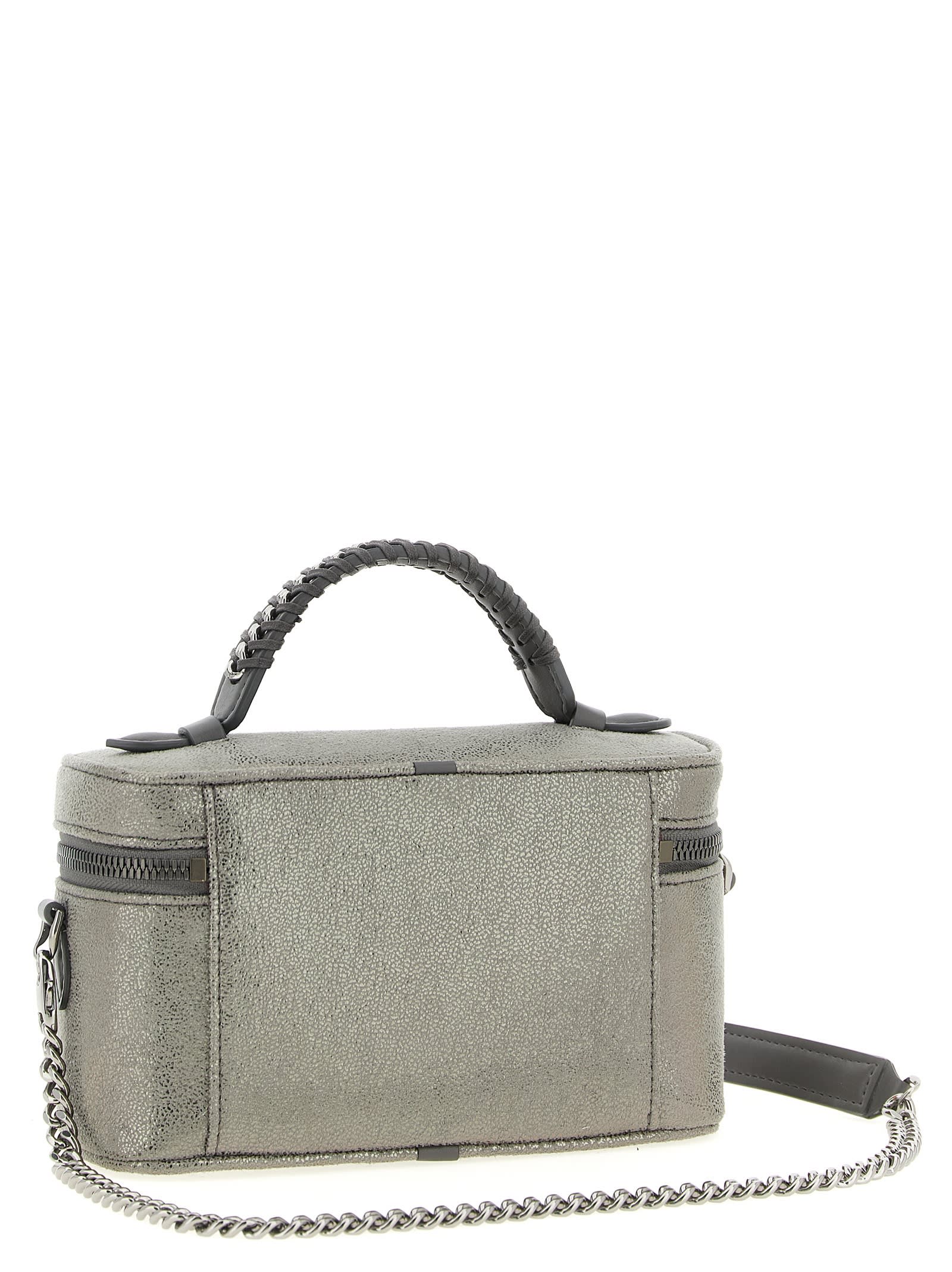 Stella Mccartney Vanity Falabella Crossbody Bag In Gray