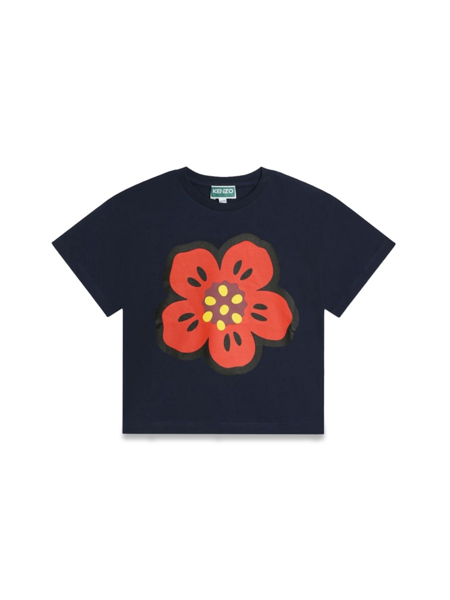 Shop Kenzo Tee Shirt In Blue