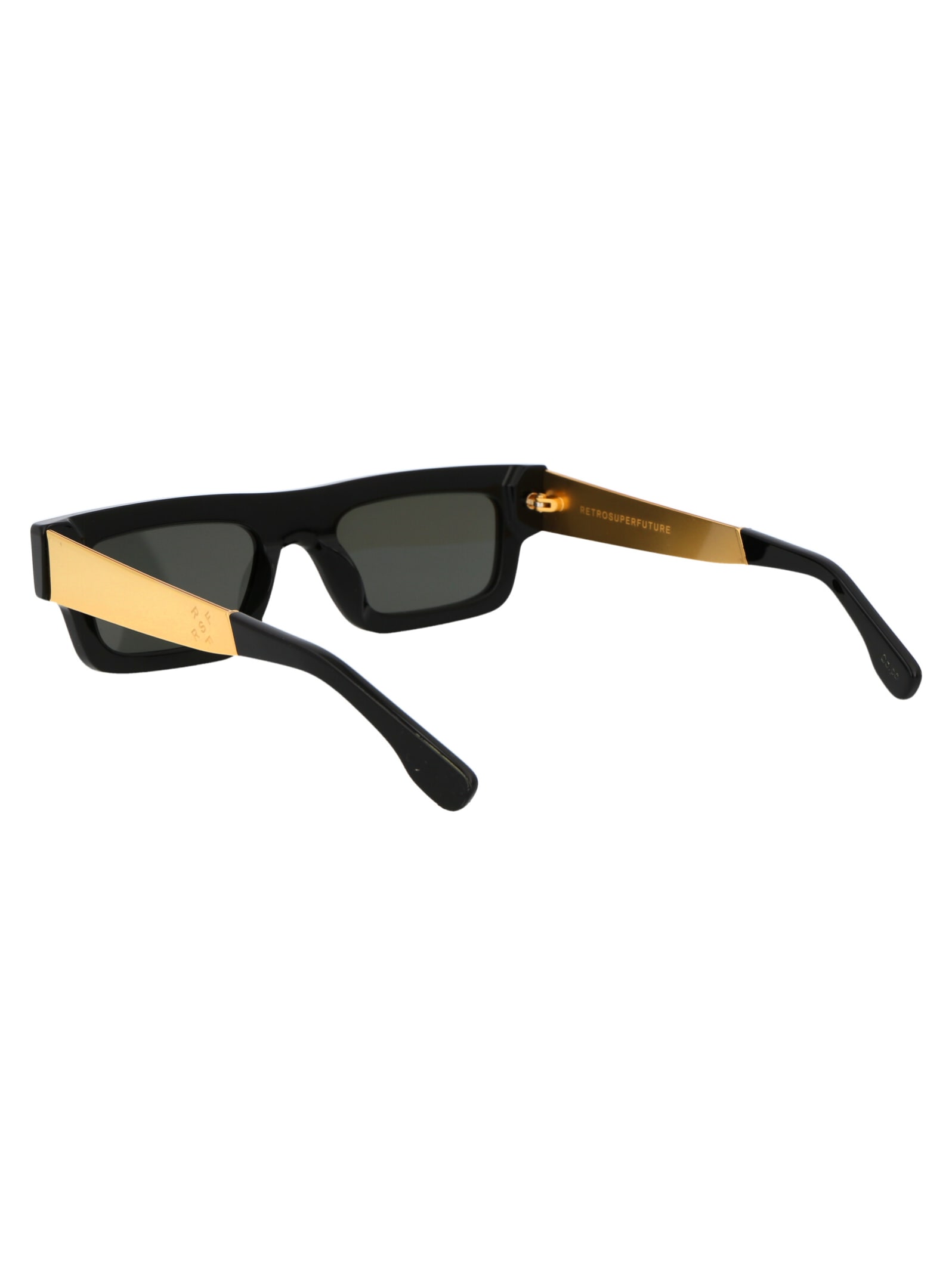 Retrosuperfuture Tinted-lens Square-frame Sunglasses In Francis Black
