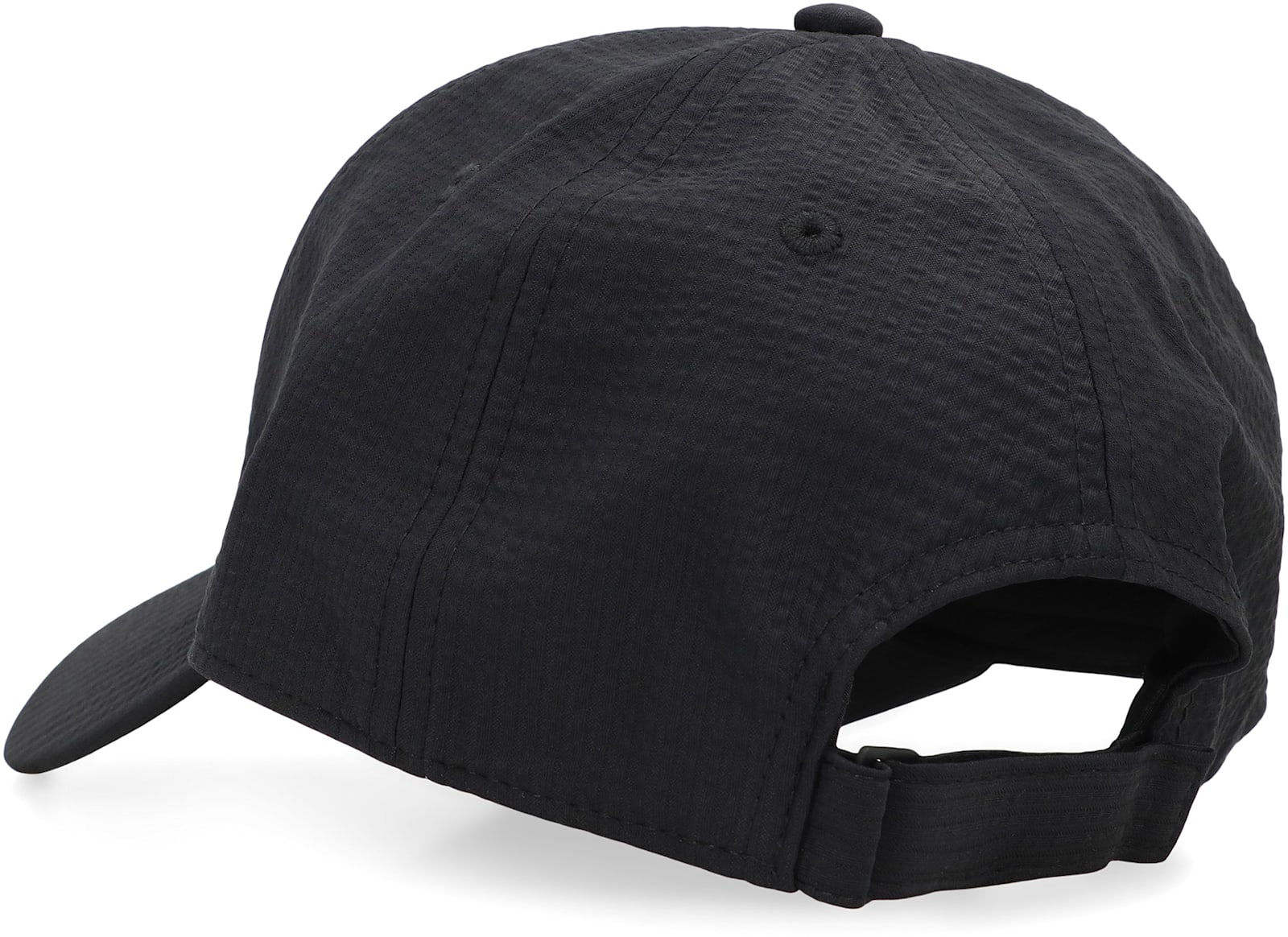 Hugo Boss Logo Embroidered Cap Curved Brim In Black
