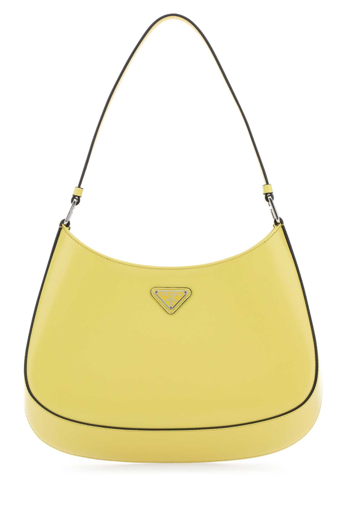 Yellow Leather Cleo Shoulder Bag