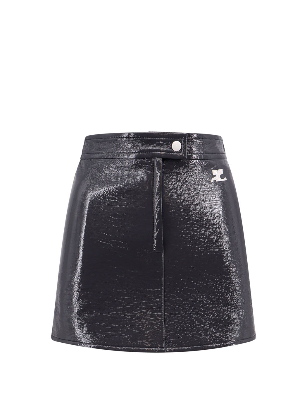 Shop Courrèges Reedition Skirt In Grey