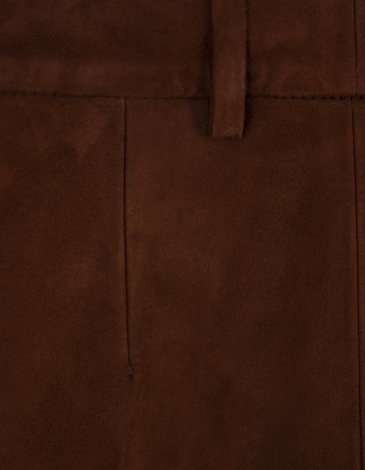 Shop Ermanno Scervino Shorts In Brown Suede In Browns