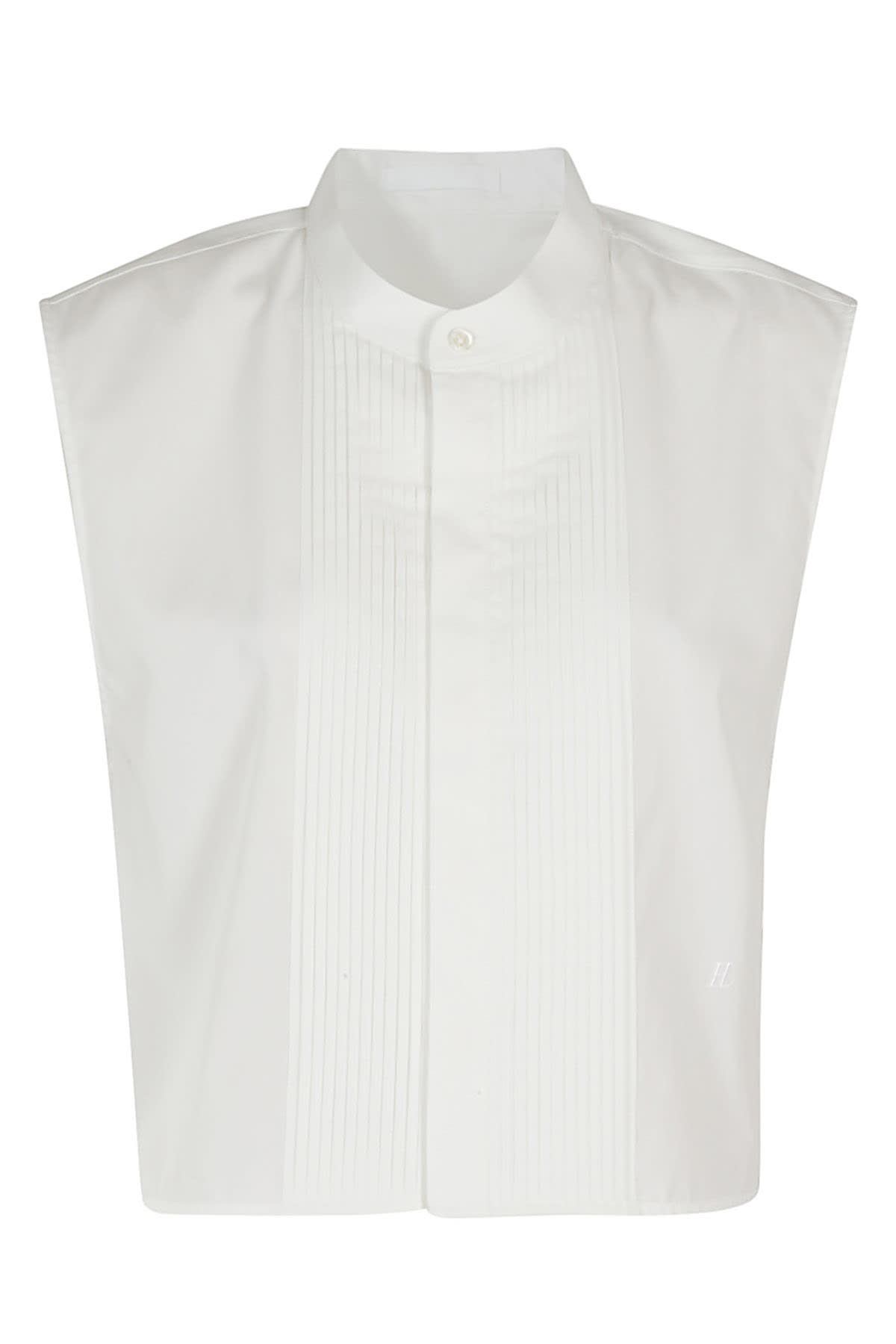 Helmut Lang Sl Tux Shirt In White