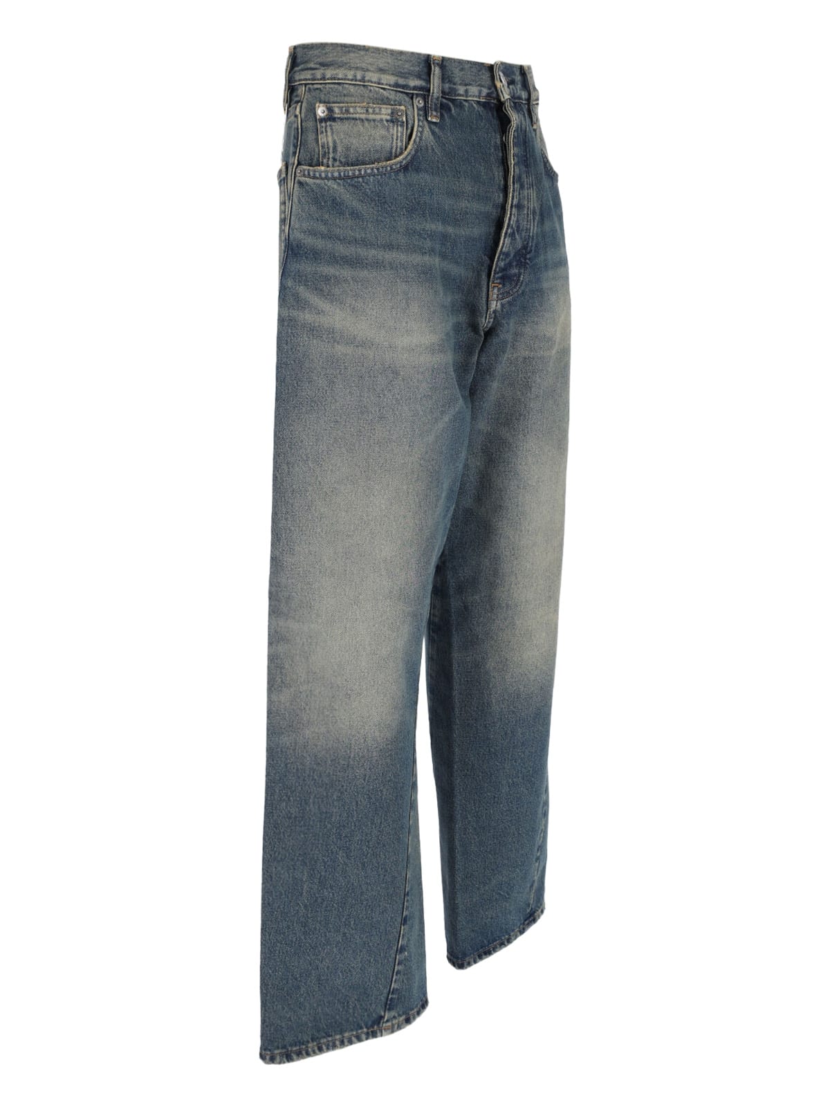 Sunflower Button-fly Five-pocket Jeans In Blue