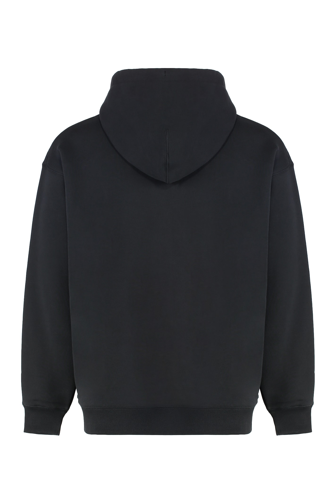 Y-3 Graphic Ft Cotton Hoodie In Black