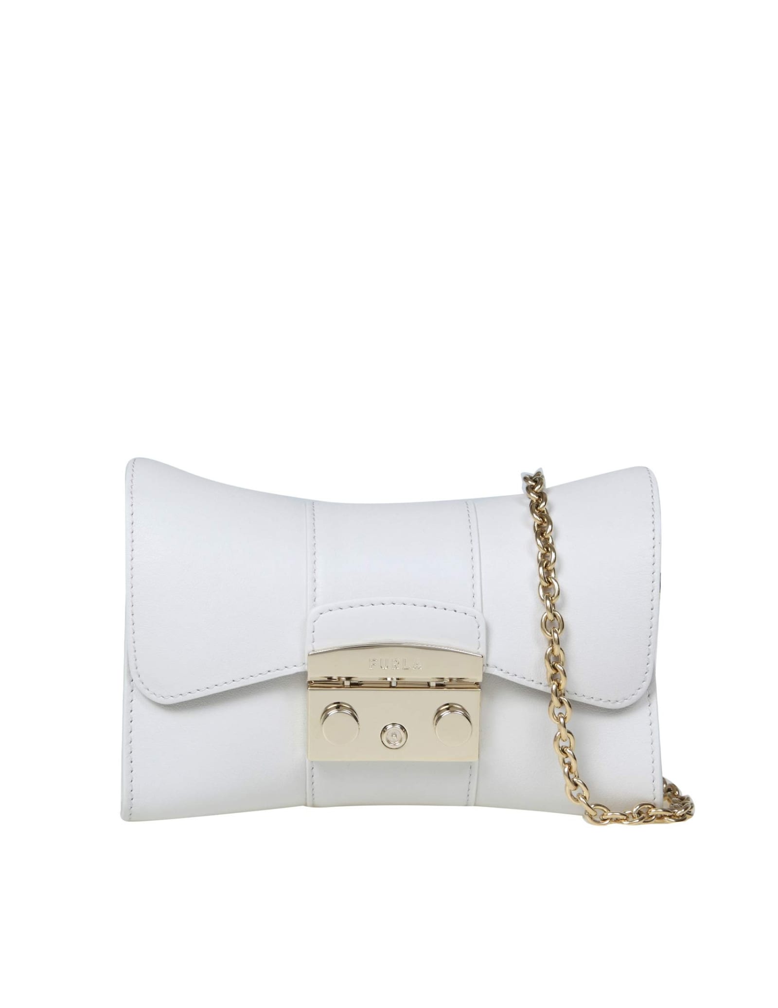 Furla Metropolis Remix Mini Shoulder Bag In Marshmallow | ModeSens