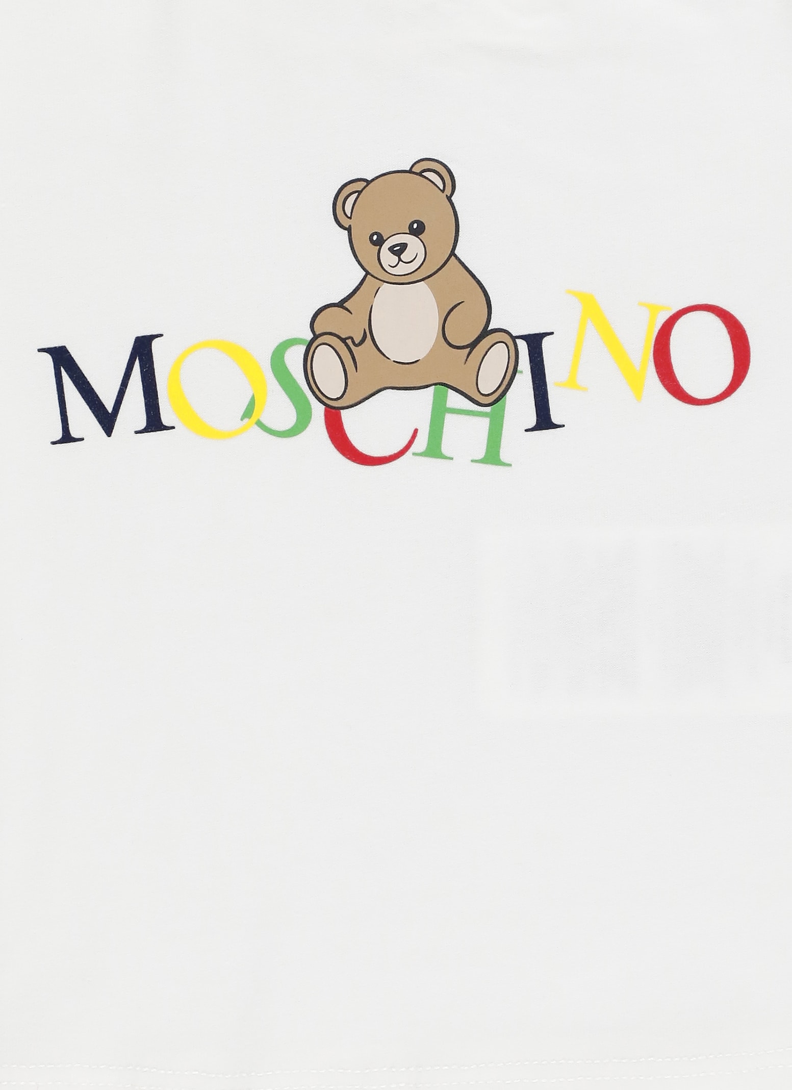Moschino Teddy T-shirt In White