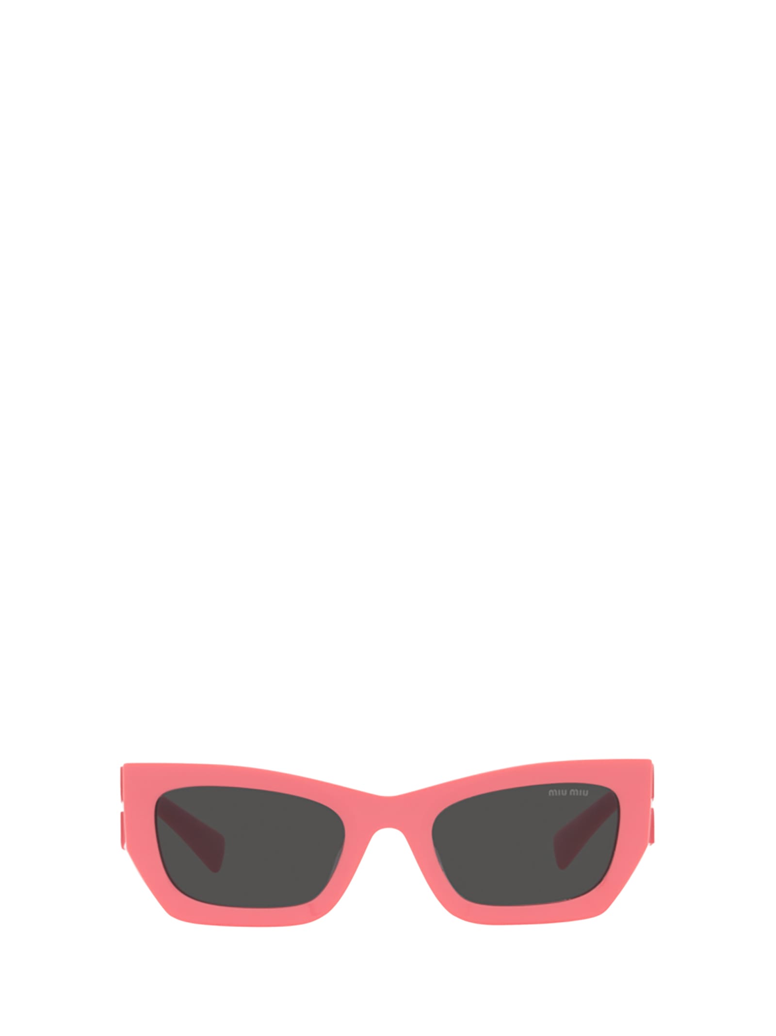 Miu Miu Mu 09ws Dark Pink Sunglasses