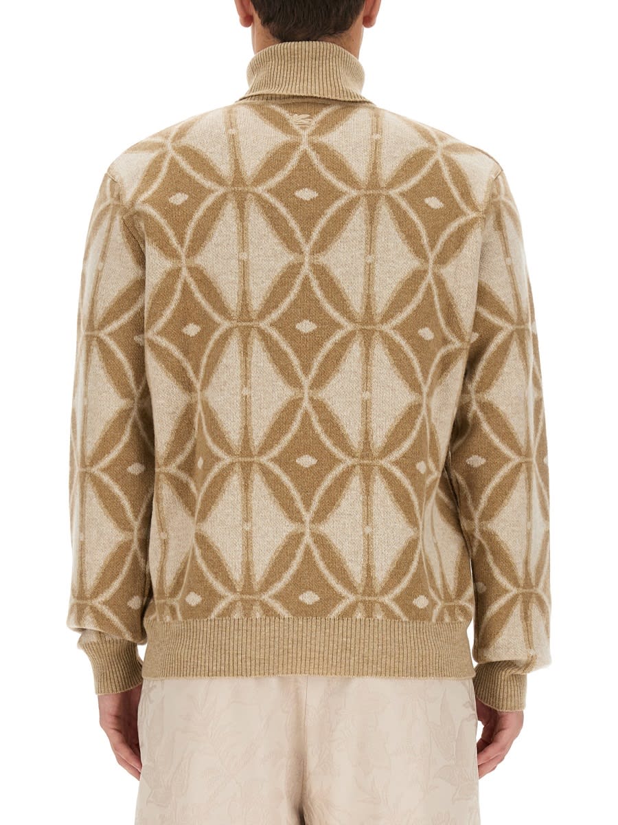 Shop Etro Wool Jersey. In Beige