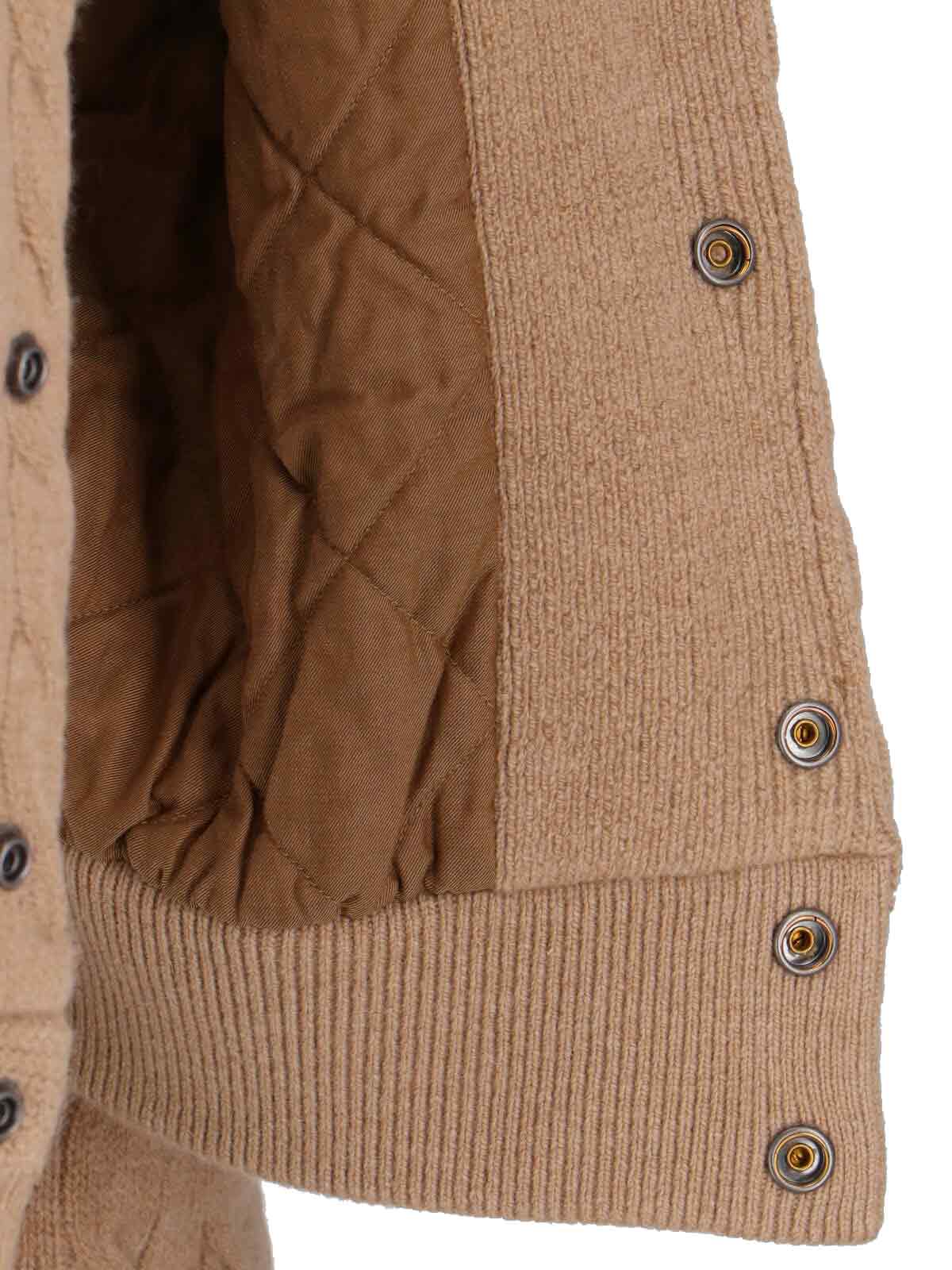 Polo Ralph Lauren Wool And Cashmere Bomber Jacket In Brown