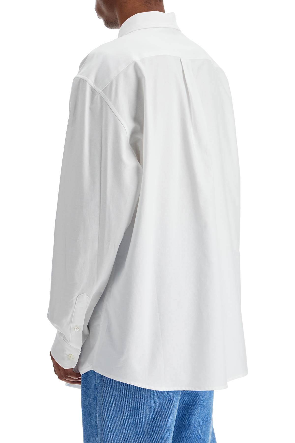 Marni "oxford Shirt With Pocket Detail In Lily White (white)