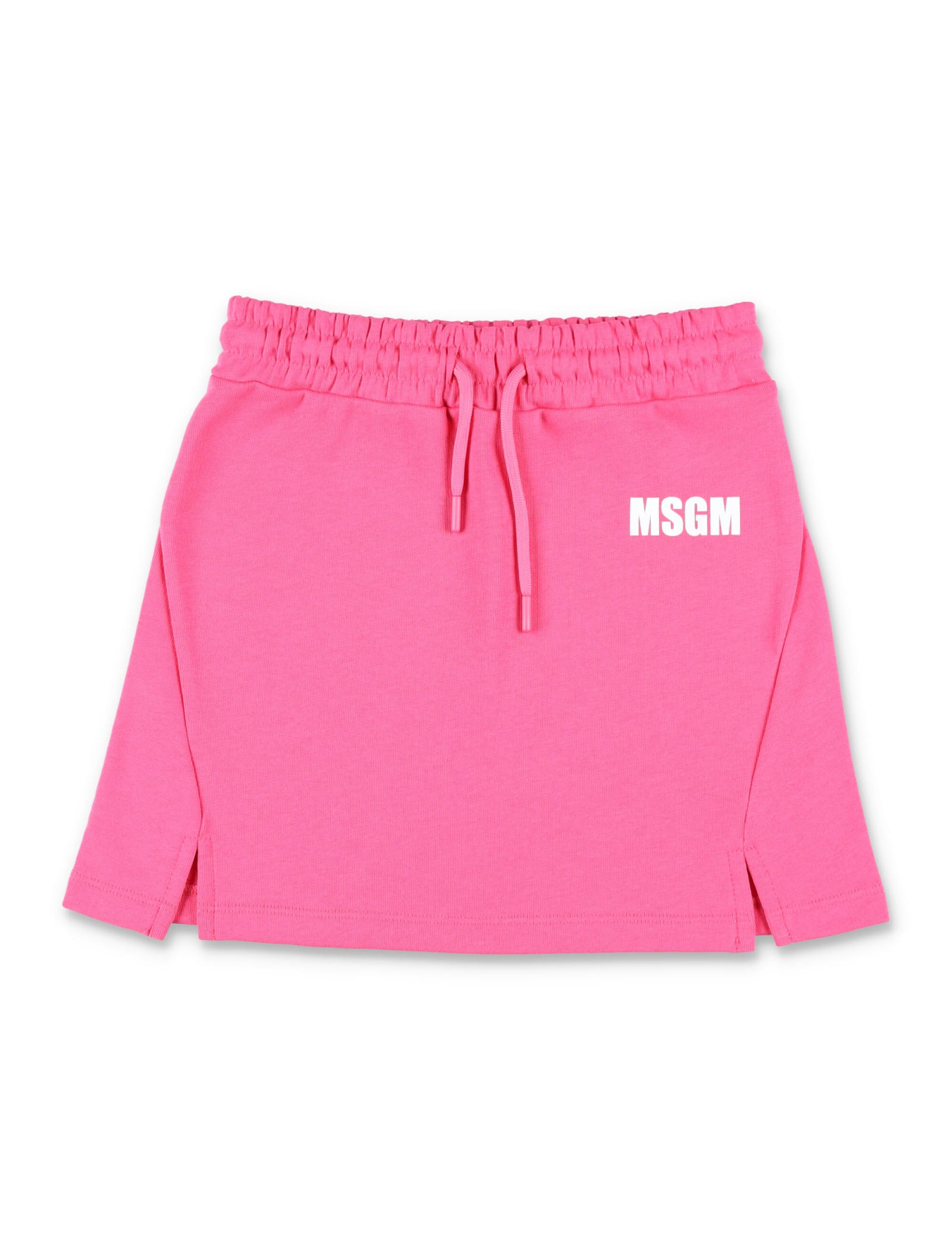 Msgm Kids' Mini Skirt Fleece In Fucsia/fuchsia