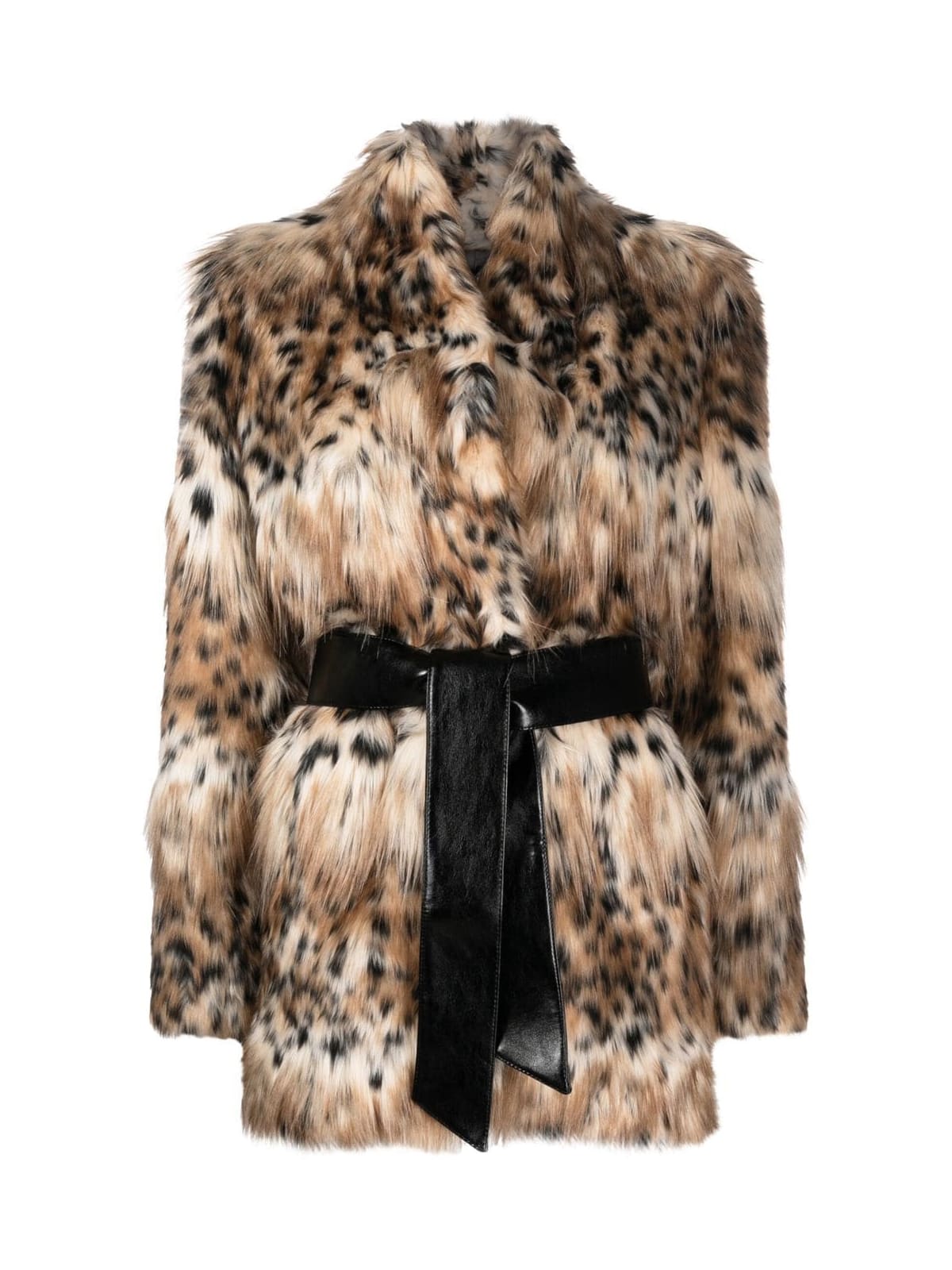 TwinSet Belted Faux Fur