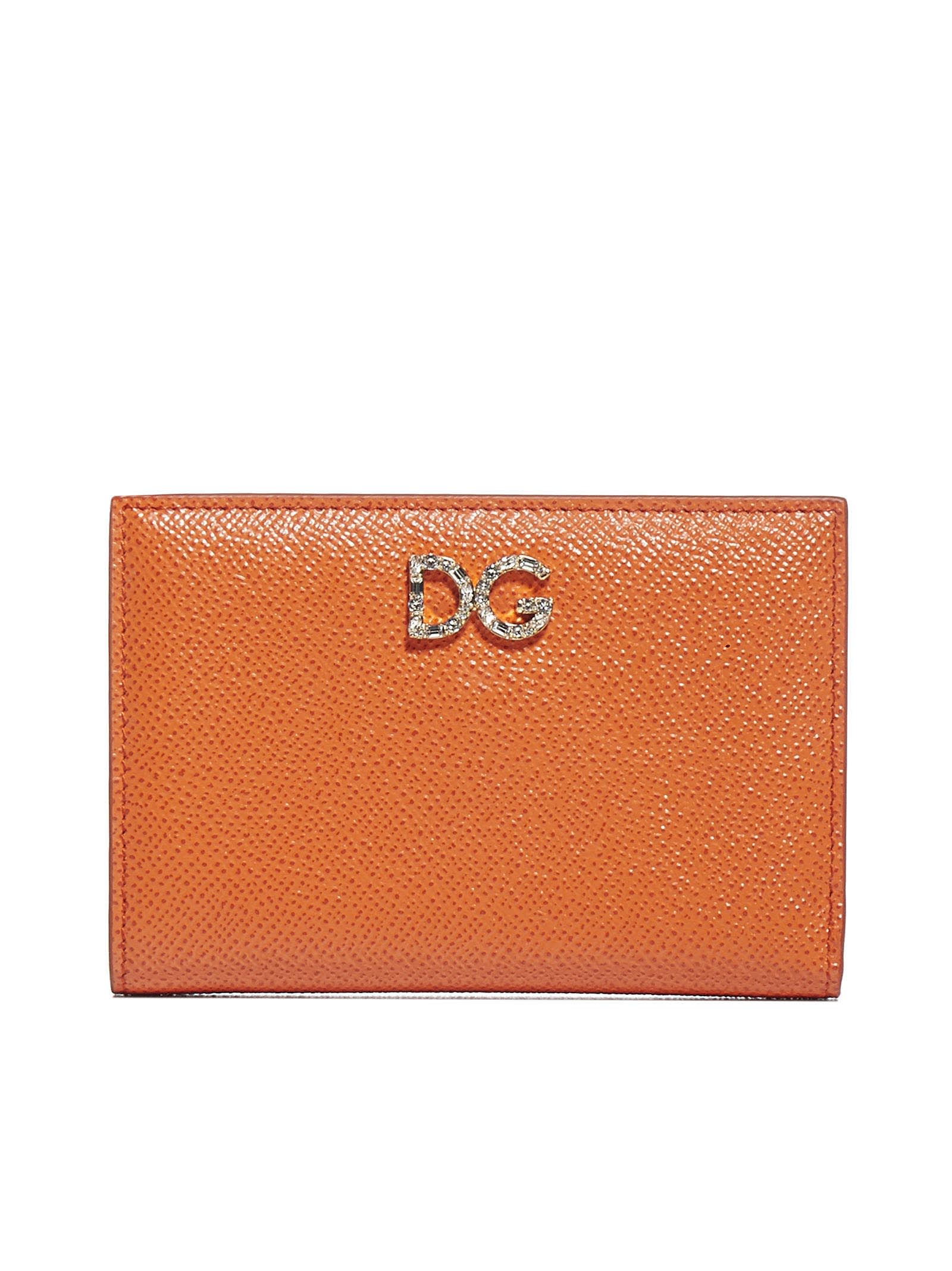 Dolce & Gabbana Logo Leather Bifold Wallet
