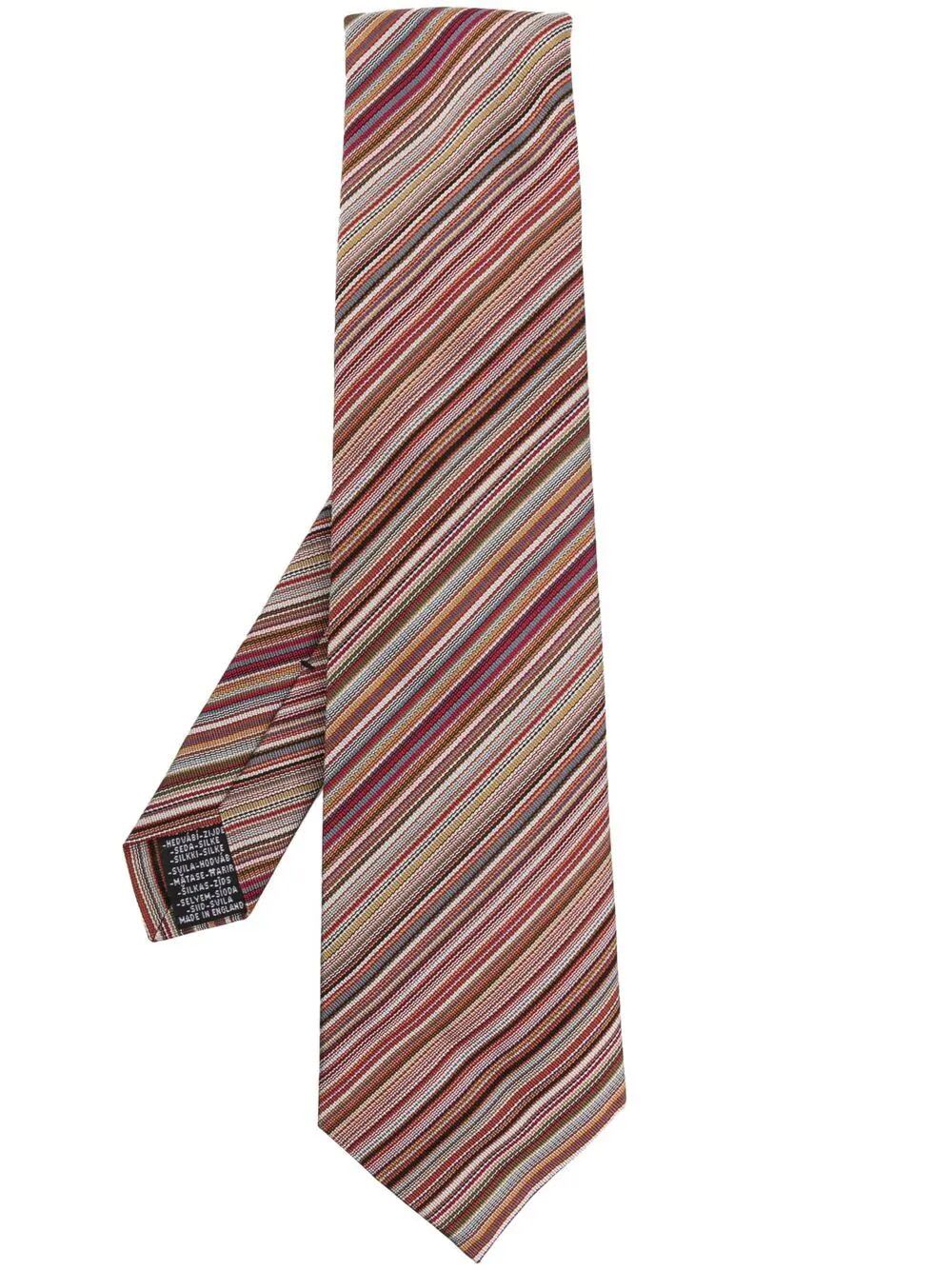 Shop Paul Smith Men Tie New Stripe In Multi