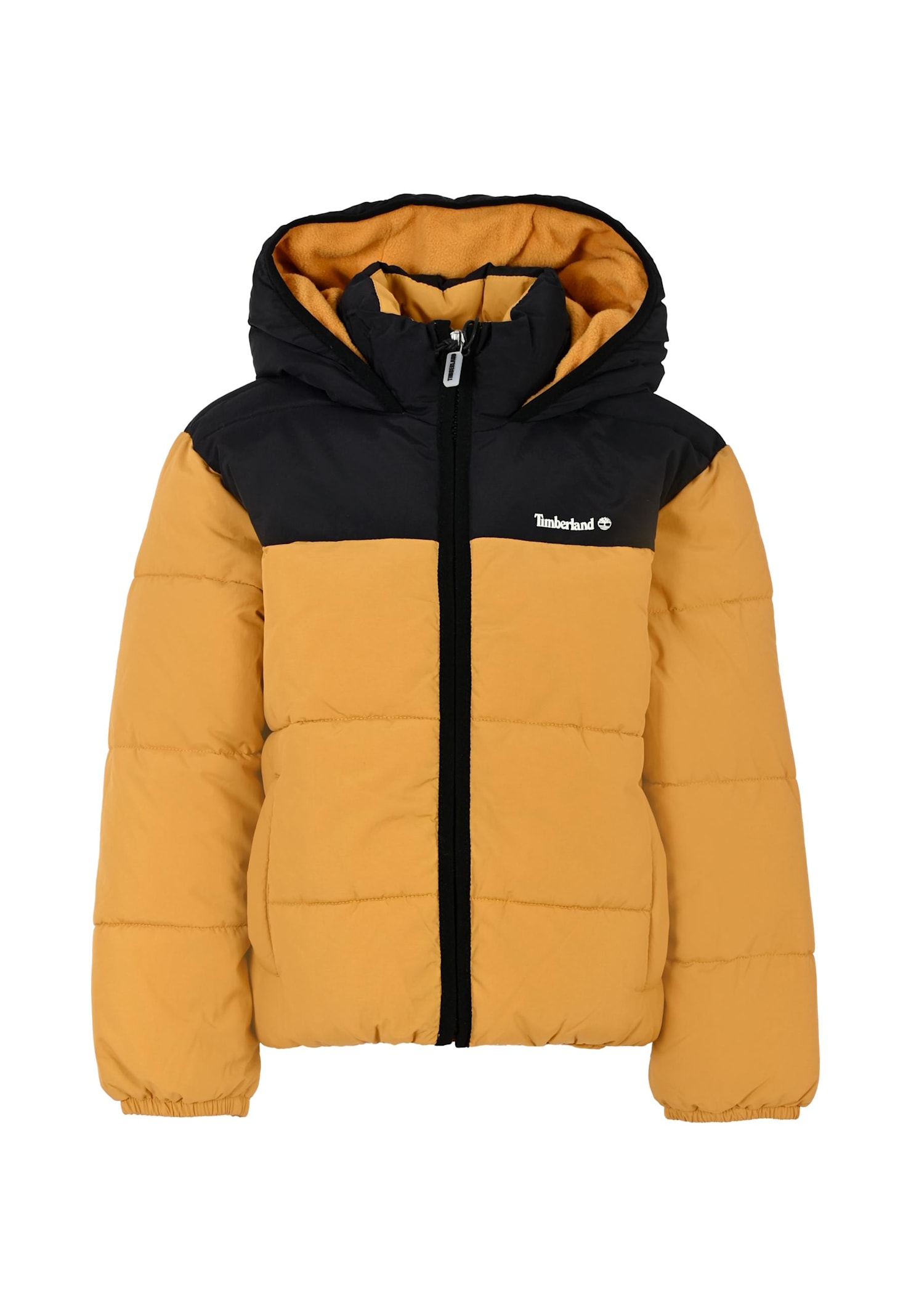 Timberland Hooded Padded Jacket In Yellow