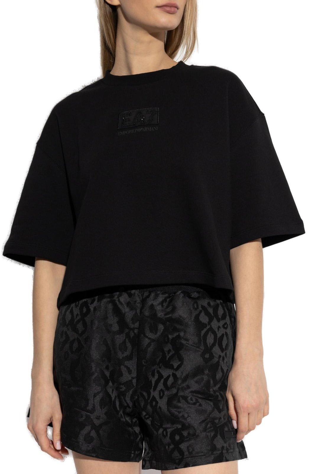 Ea7 Short-sleeved T-shirt In Black
