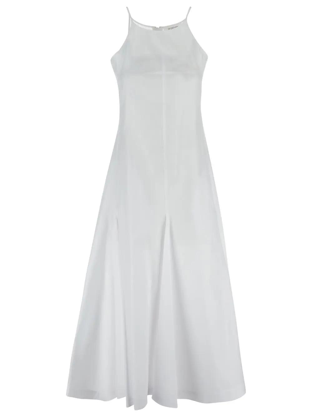 Shop Sportmax Cactus Dress In Bianco