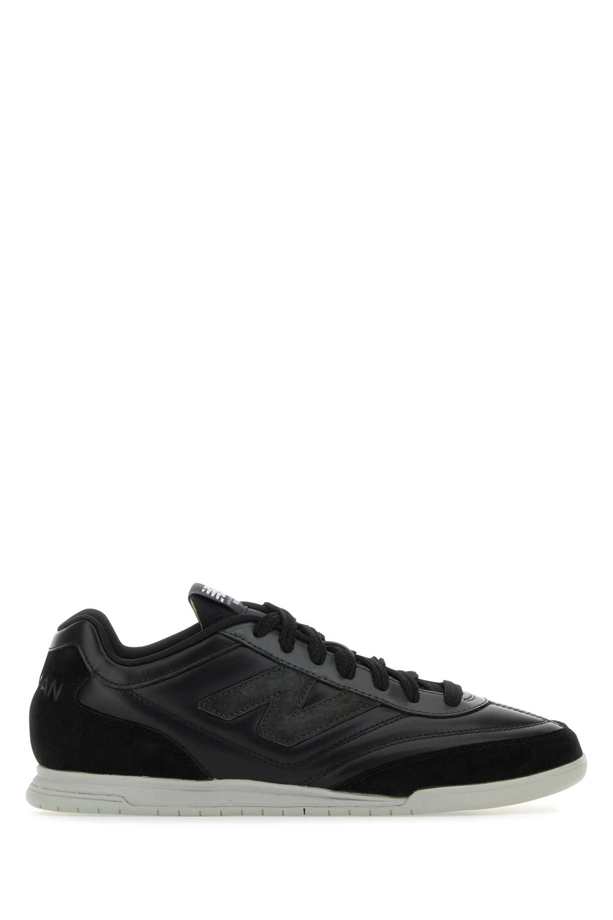 Black Leather Junya Watanabe X New Balance Sneakers