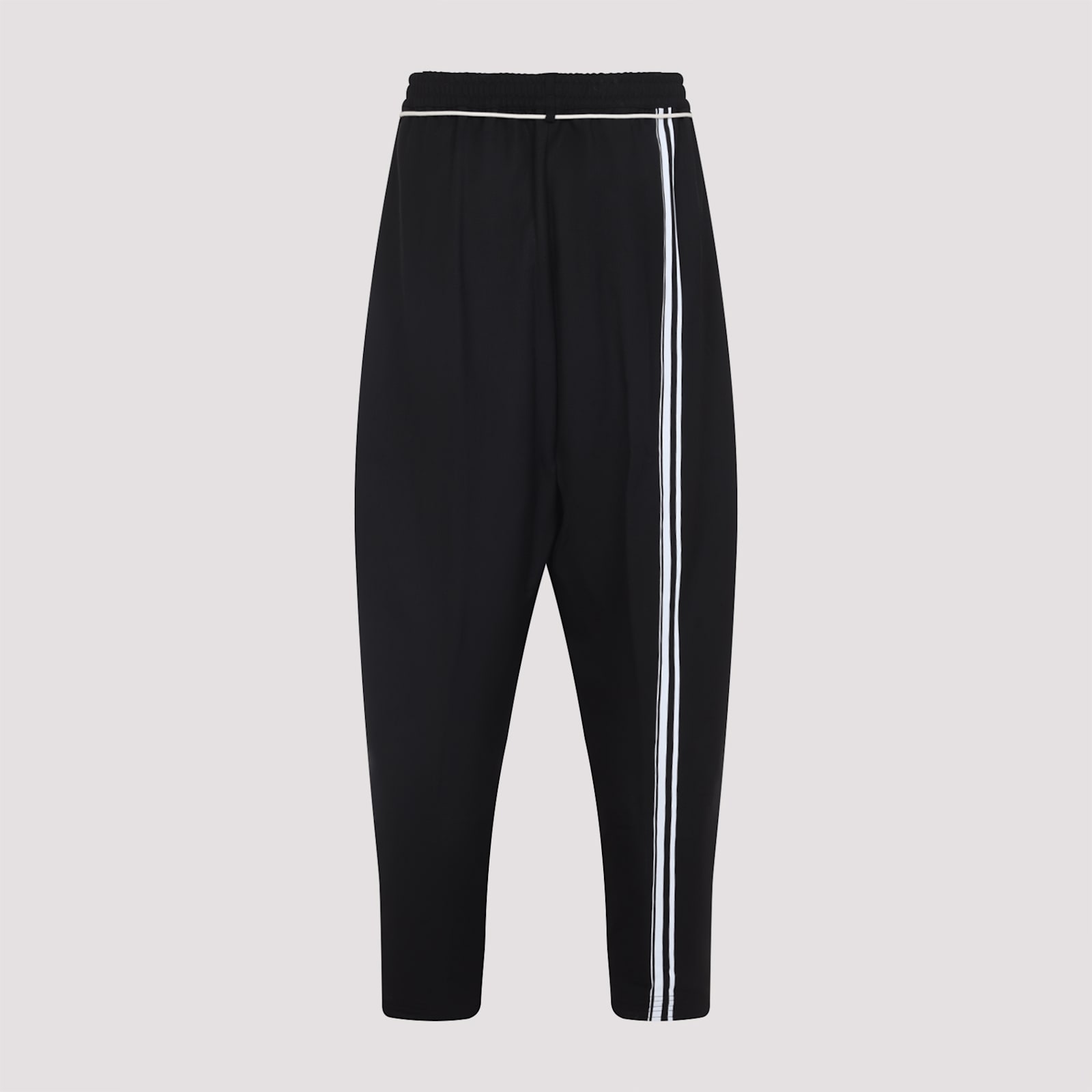 Mordecai Tapered Black Trousers With Pleated Front In Black