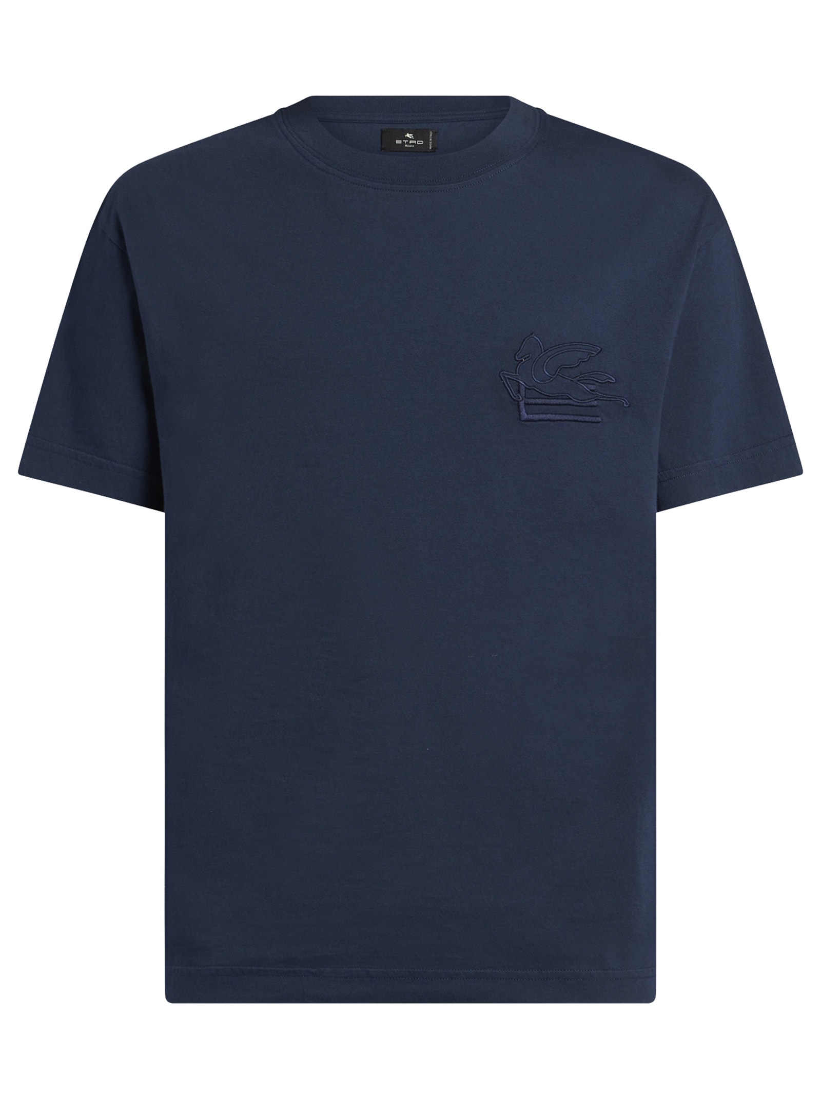 Shop Etro T-shirt In Blue