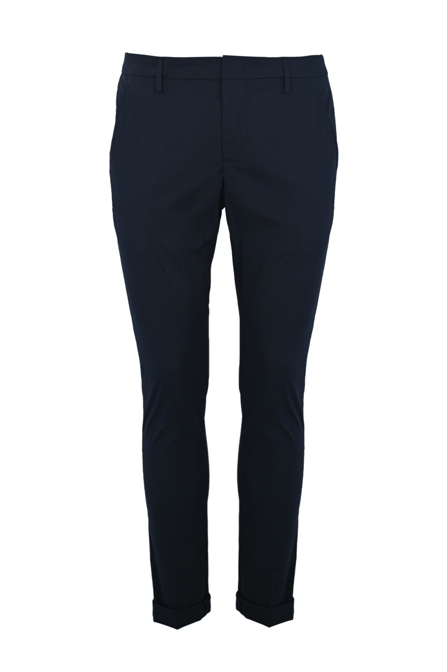 Shop Dondup Gaubert Trousers In Cotton In Blue