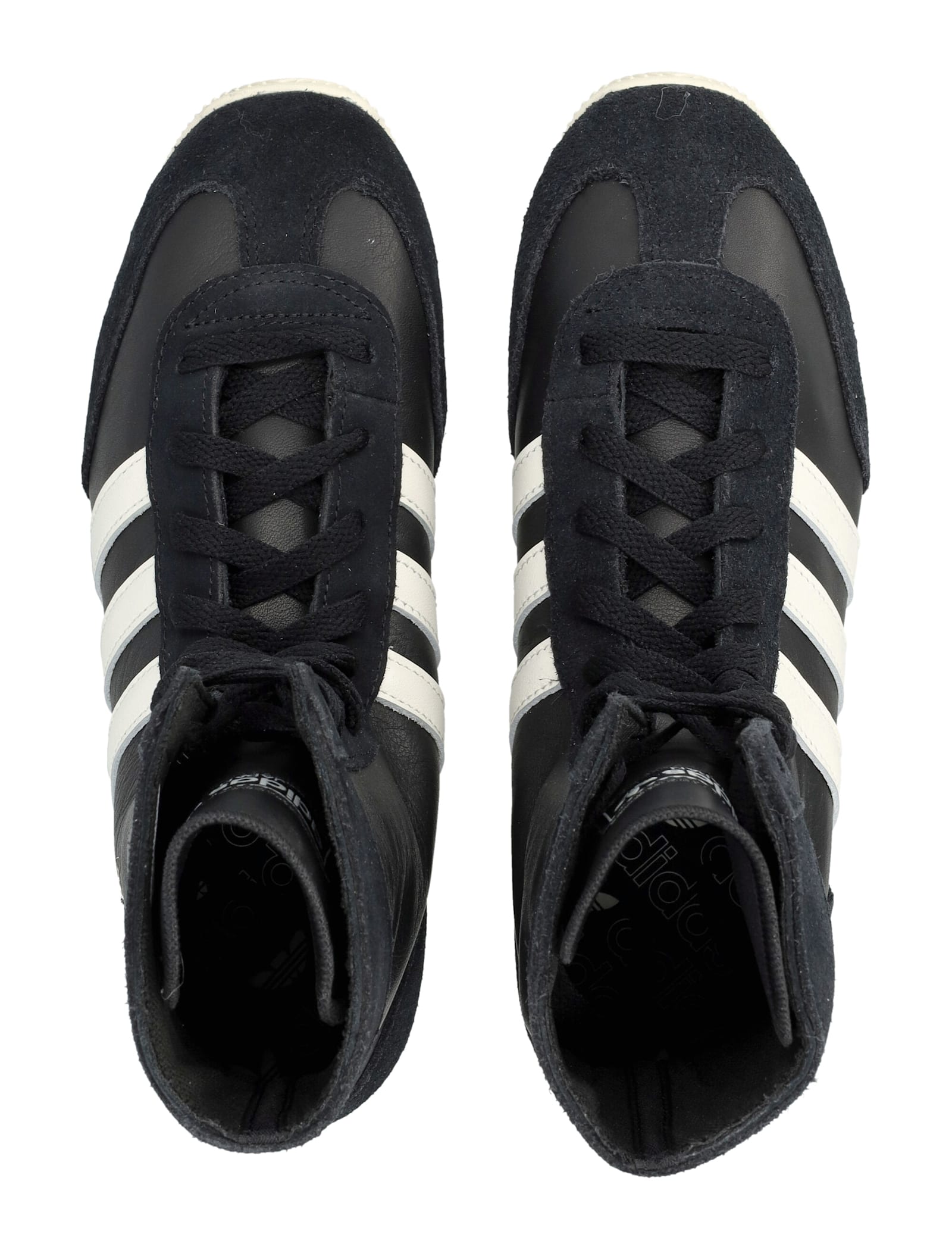Adidas Originals Japan H High-top Suede Sneakers In Black