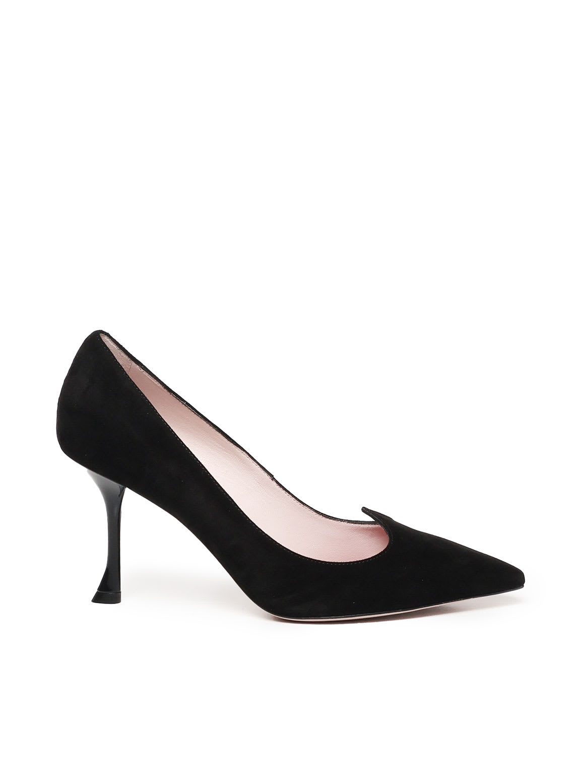 Shop Roger Vivier I Love Vivier Pointed-toe Pumps In Black