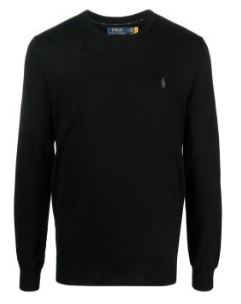 Polo Ralph Lauren Pony Sweater In Polo Black