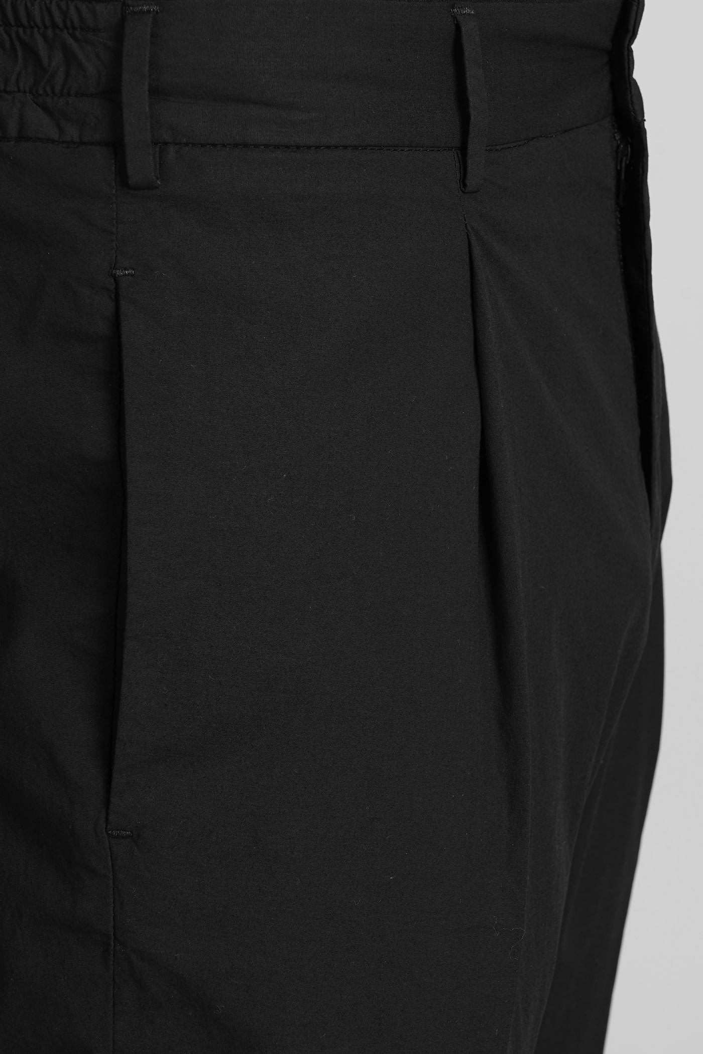 Shop Santaniello Pants In Black Cotton