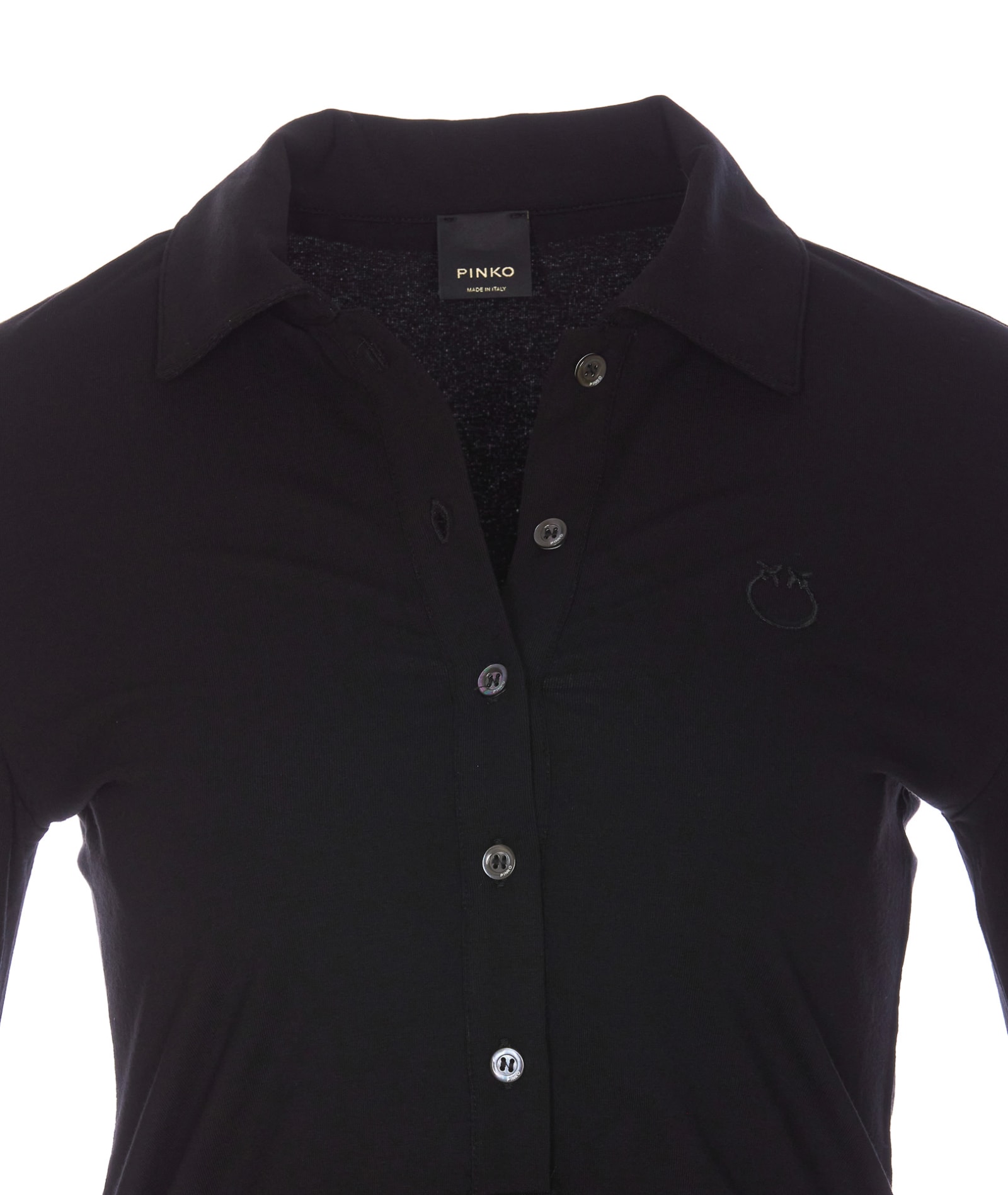 Shop Pinko Portafoto Polo In Black