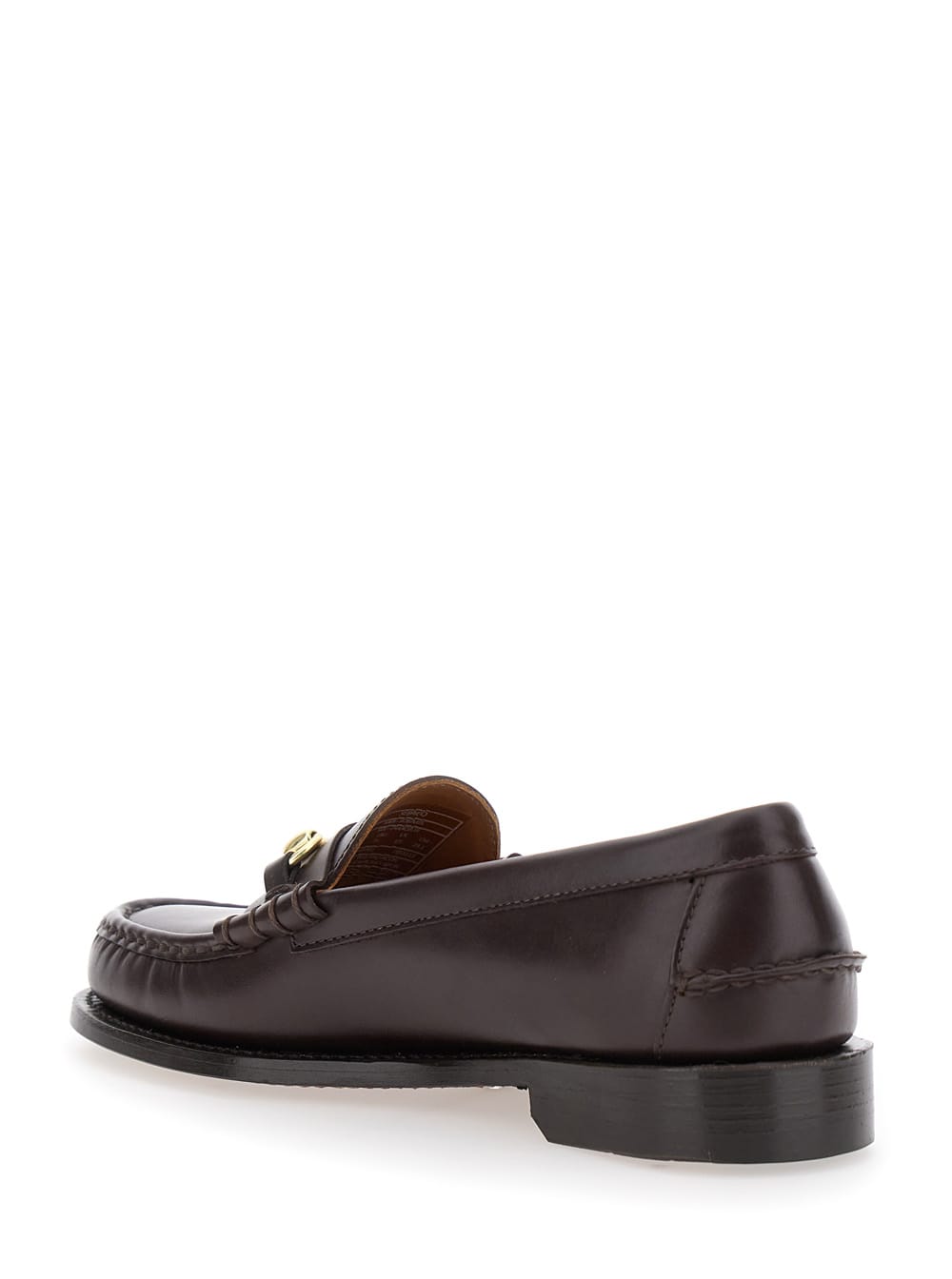 Sebago Horsebit Leather Loafers In Brown