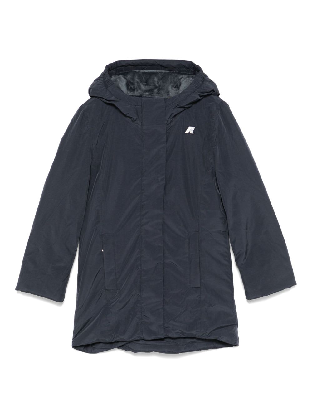 K-way P. Denise Soft Touch Marmotta Jacket In Blue