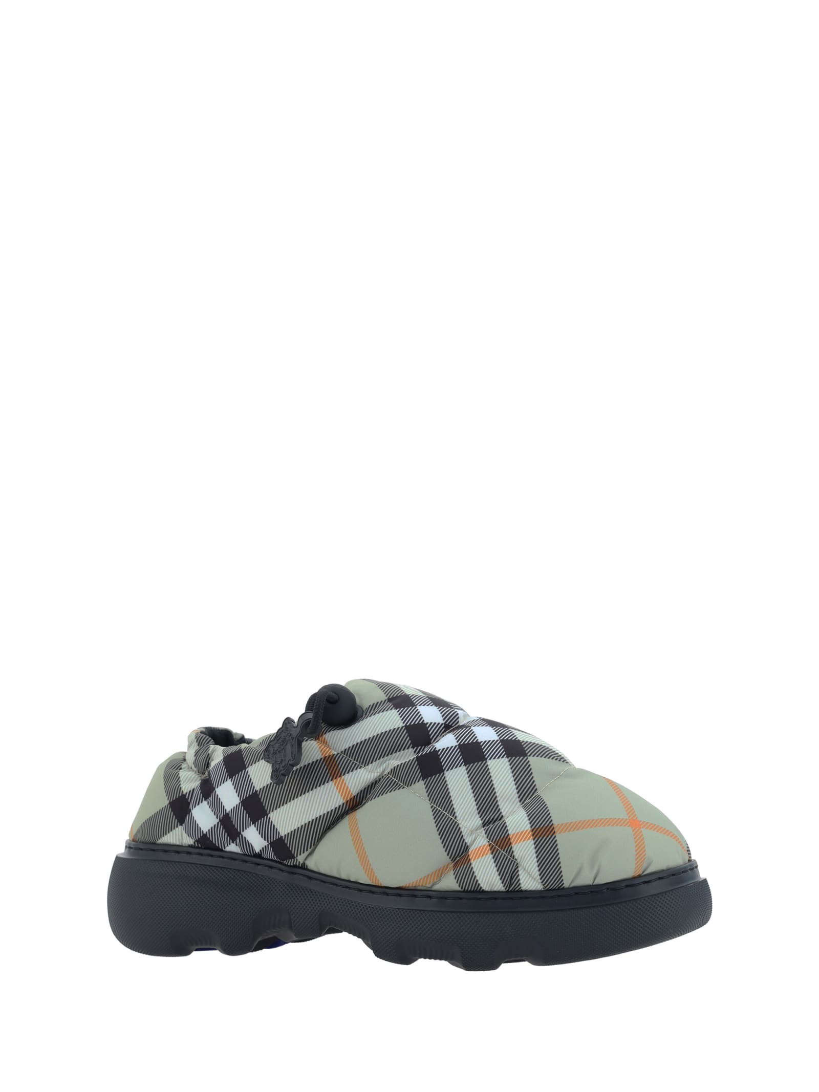 BURBERRY PILLOW LIGHT GREEN POLYAMIDE BLEND SLIPPERS