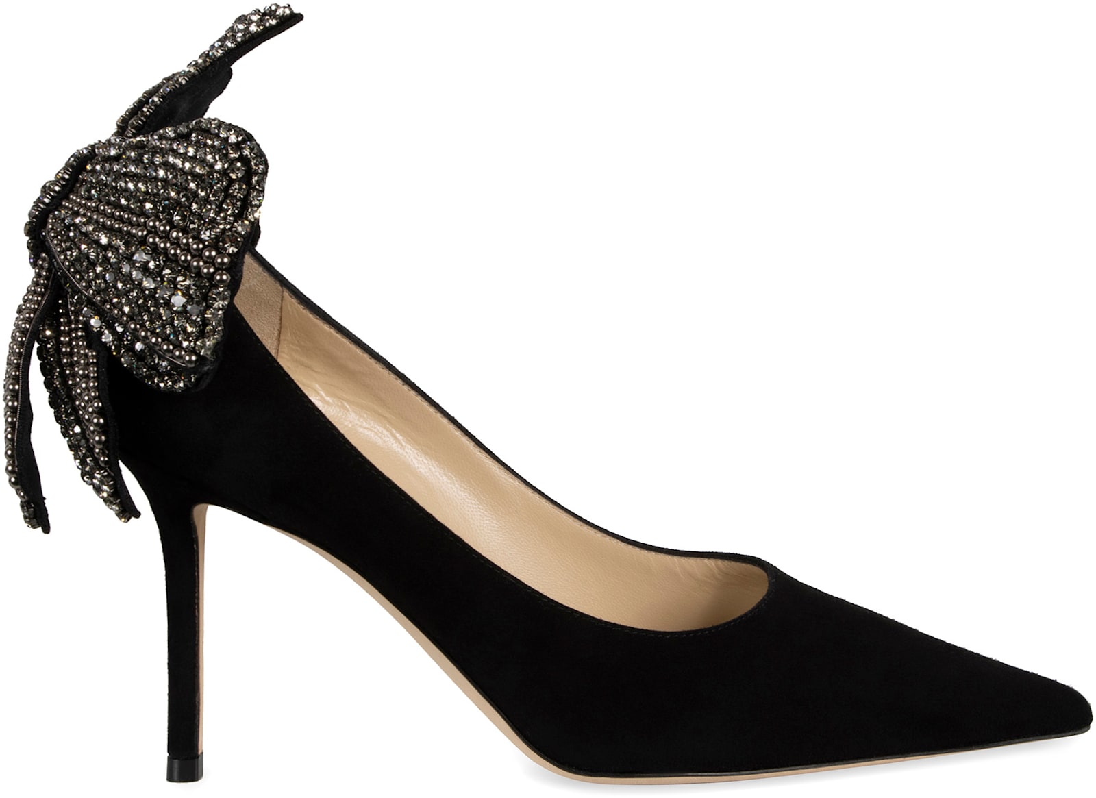 Shop Jimmy Choo Love 85 Pointy-toe Pumps In Black