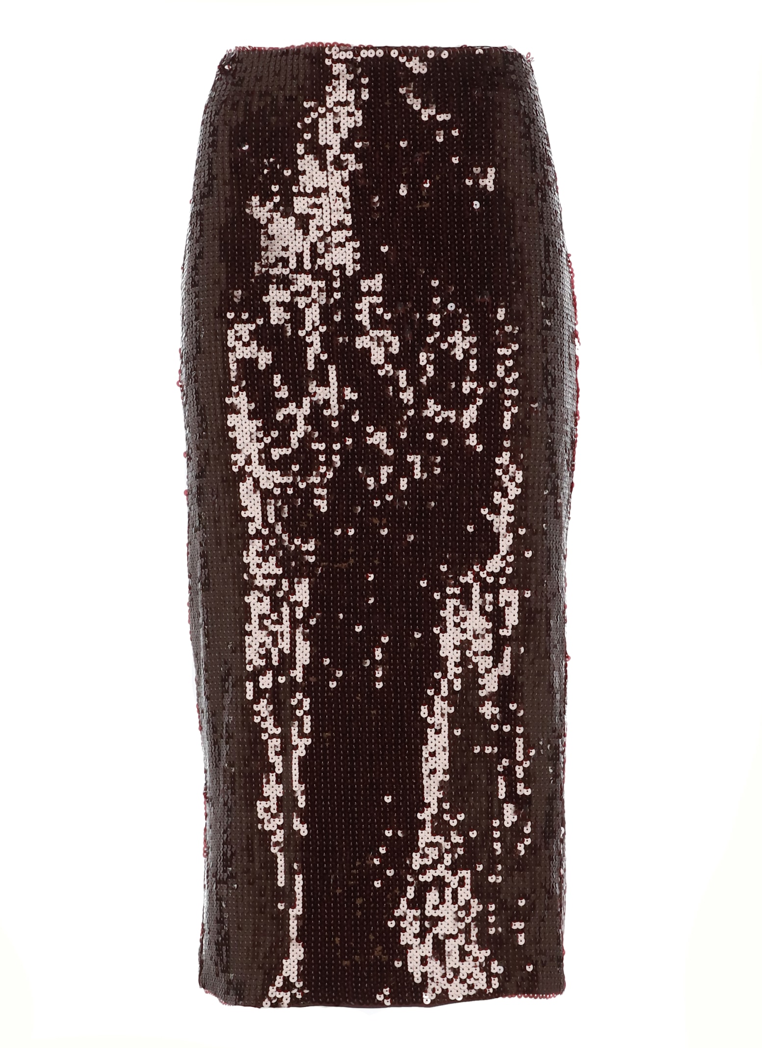 Rotate Birger Christensen Paillettes Skirt In Red