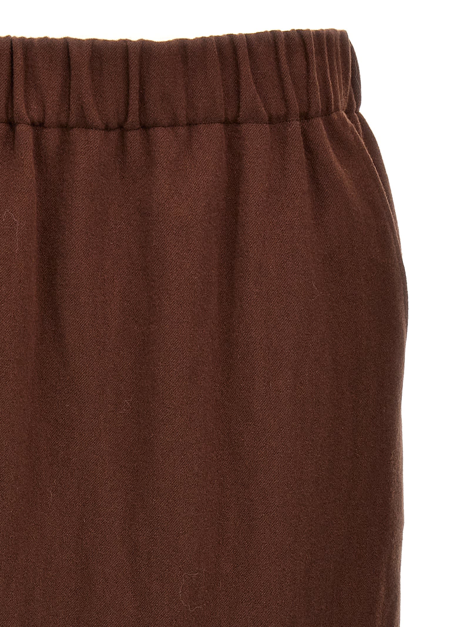 Shop Dries Van Noten Safya Skirt In Brown