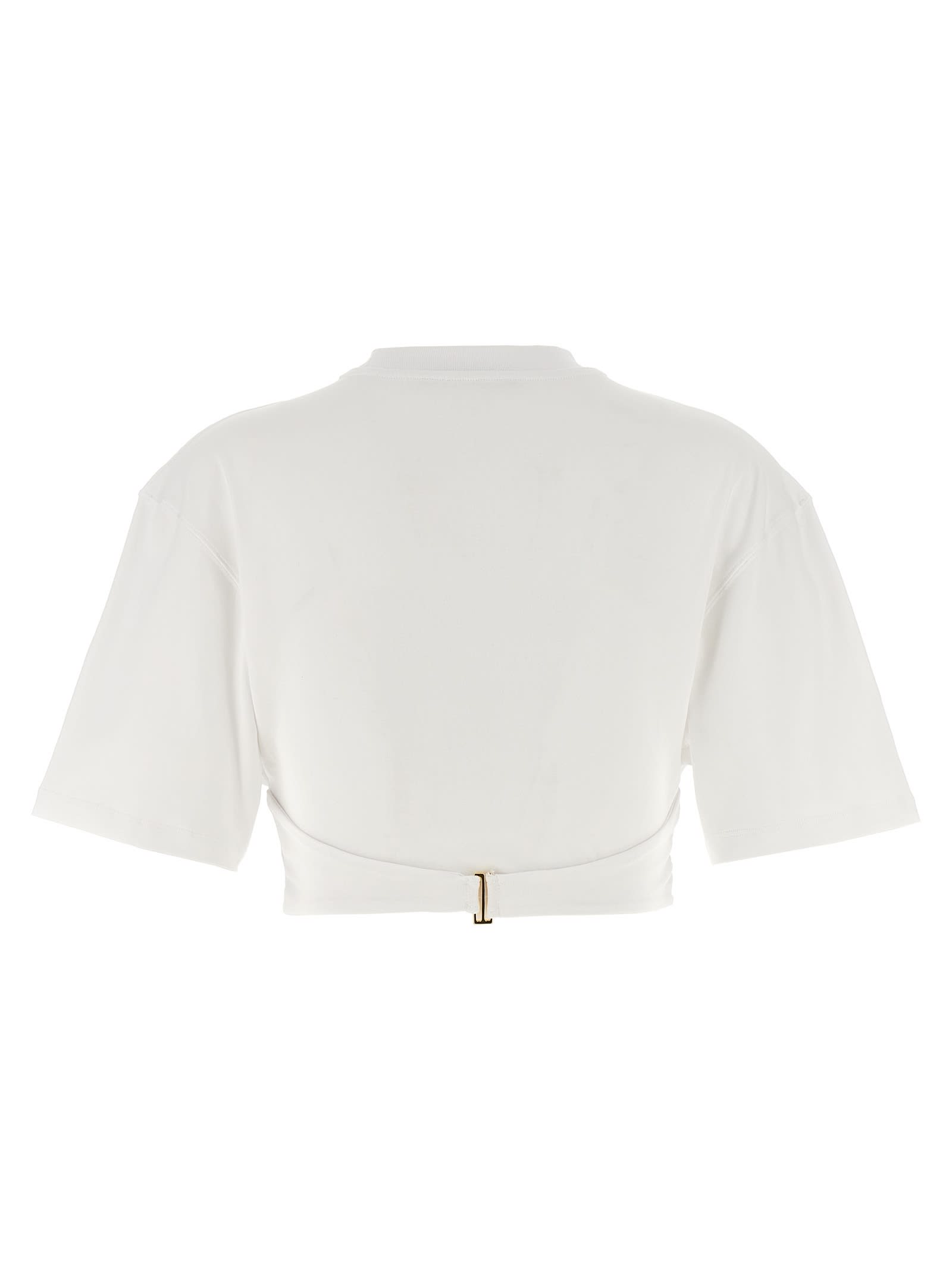 Shop Jacquemus Caraco T-shirt In White