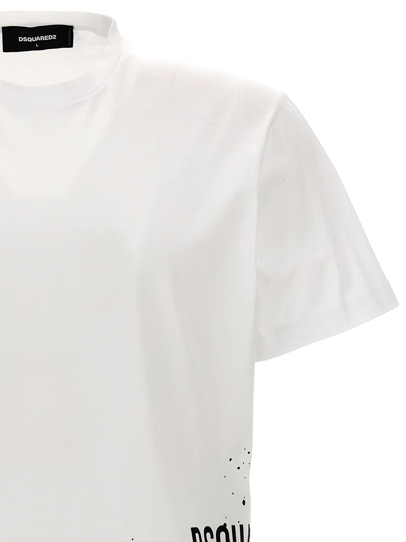 Shop Dsquared2 Icon Splash T-shirt In White