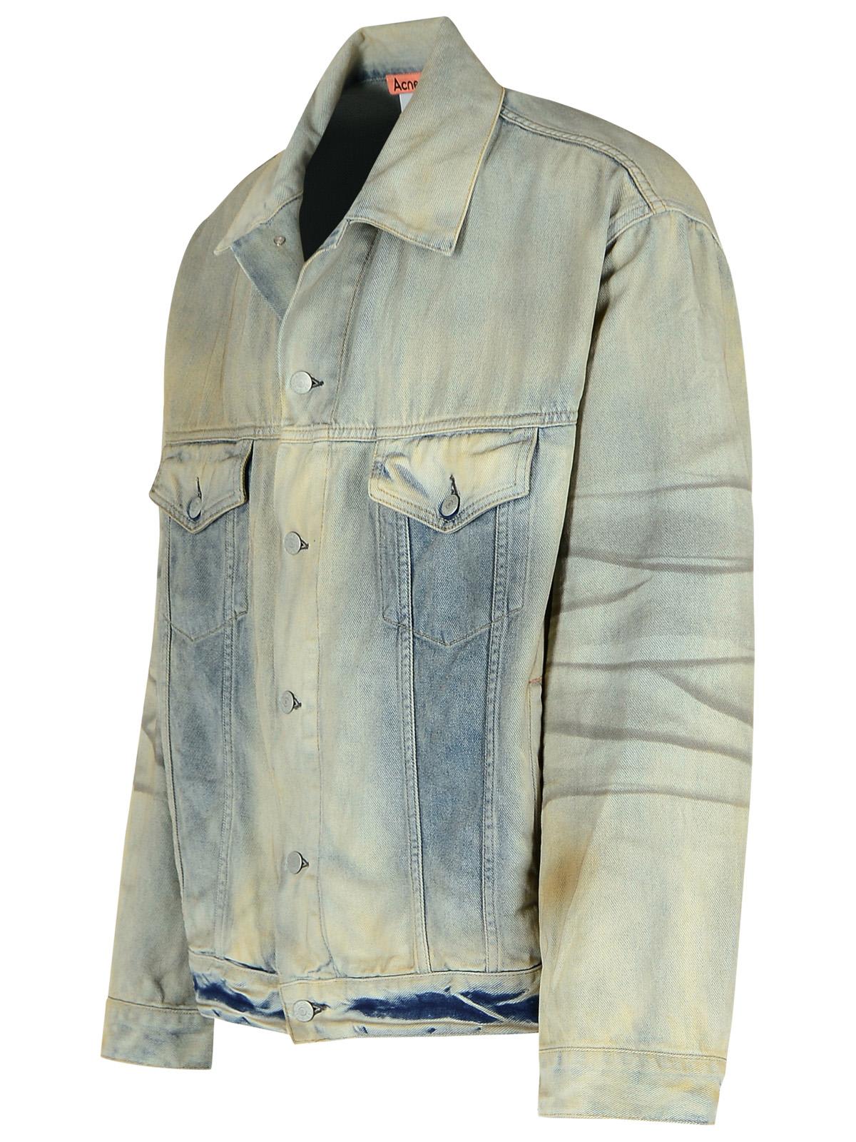 Acne Studios Oversized Denim Jacket In Light Blue