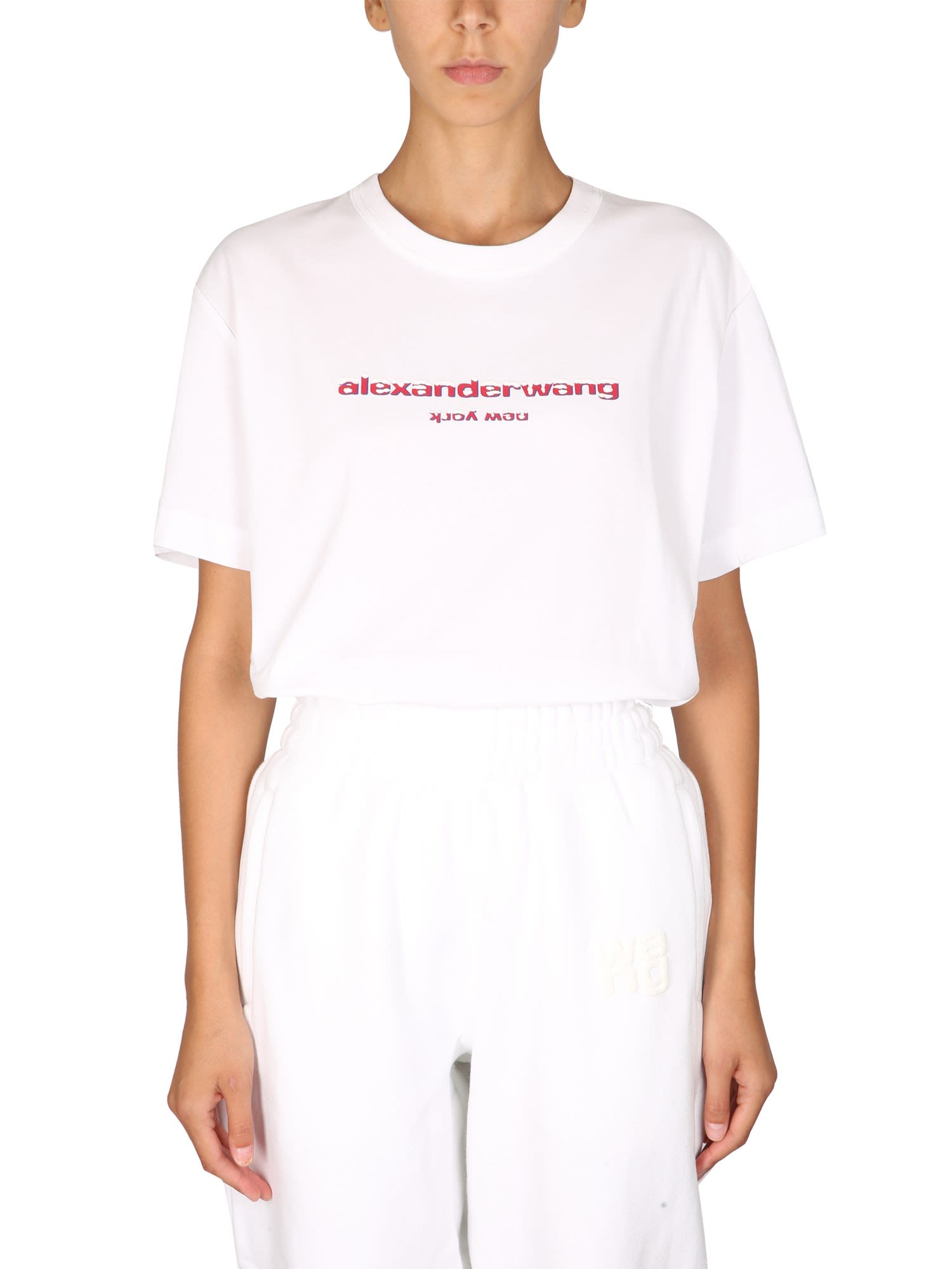 Alexander Wang Logo Print T-shirt