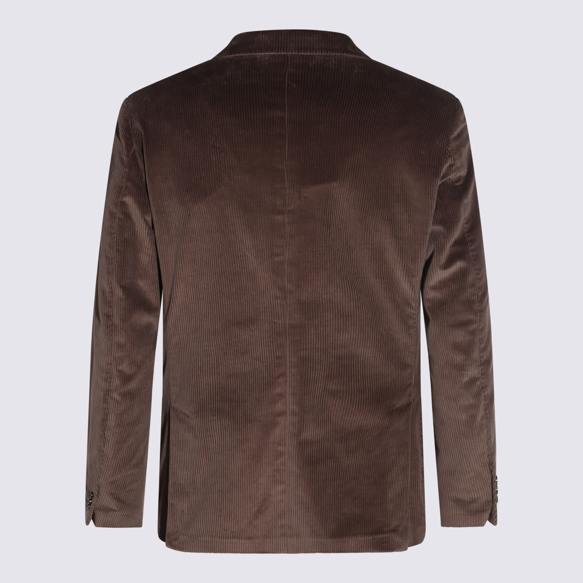 Lardini Brown Cotton Suit In Neutral