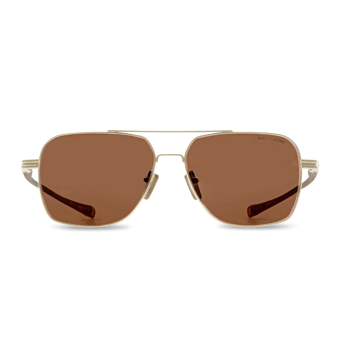 Dita Lancier Lsa 01 Gold Sand Copperhead Brown Sunglasses In Brown